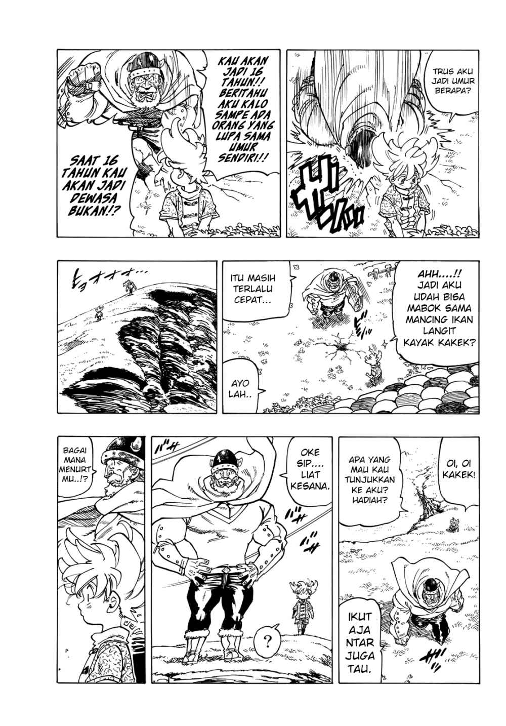 Halaman 20 dari Mokushiroku no Yonkishi Chapter 1