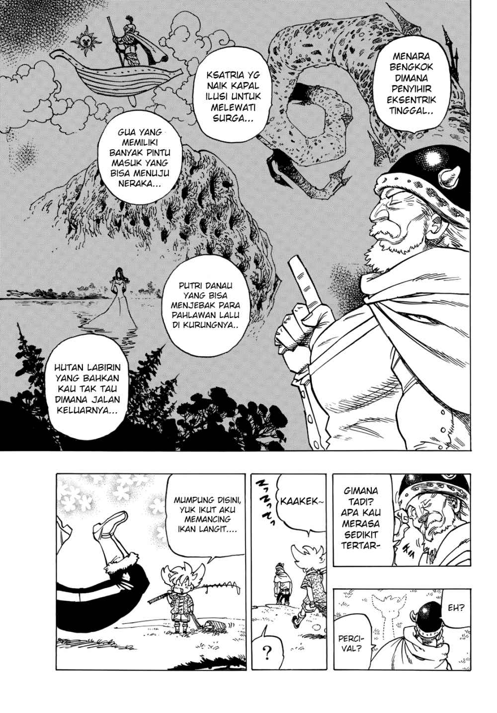 Halaman 23 dari Mokushiroku no Yonkishi Chapter 1