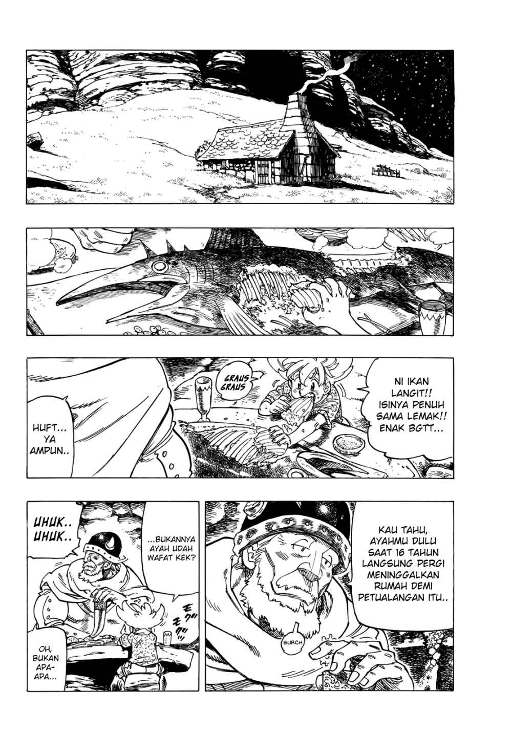 Halaman 24 dari Mokushiroku no Yonkishi Chapter 1