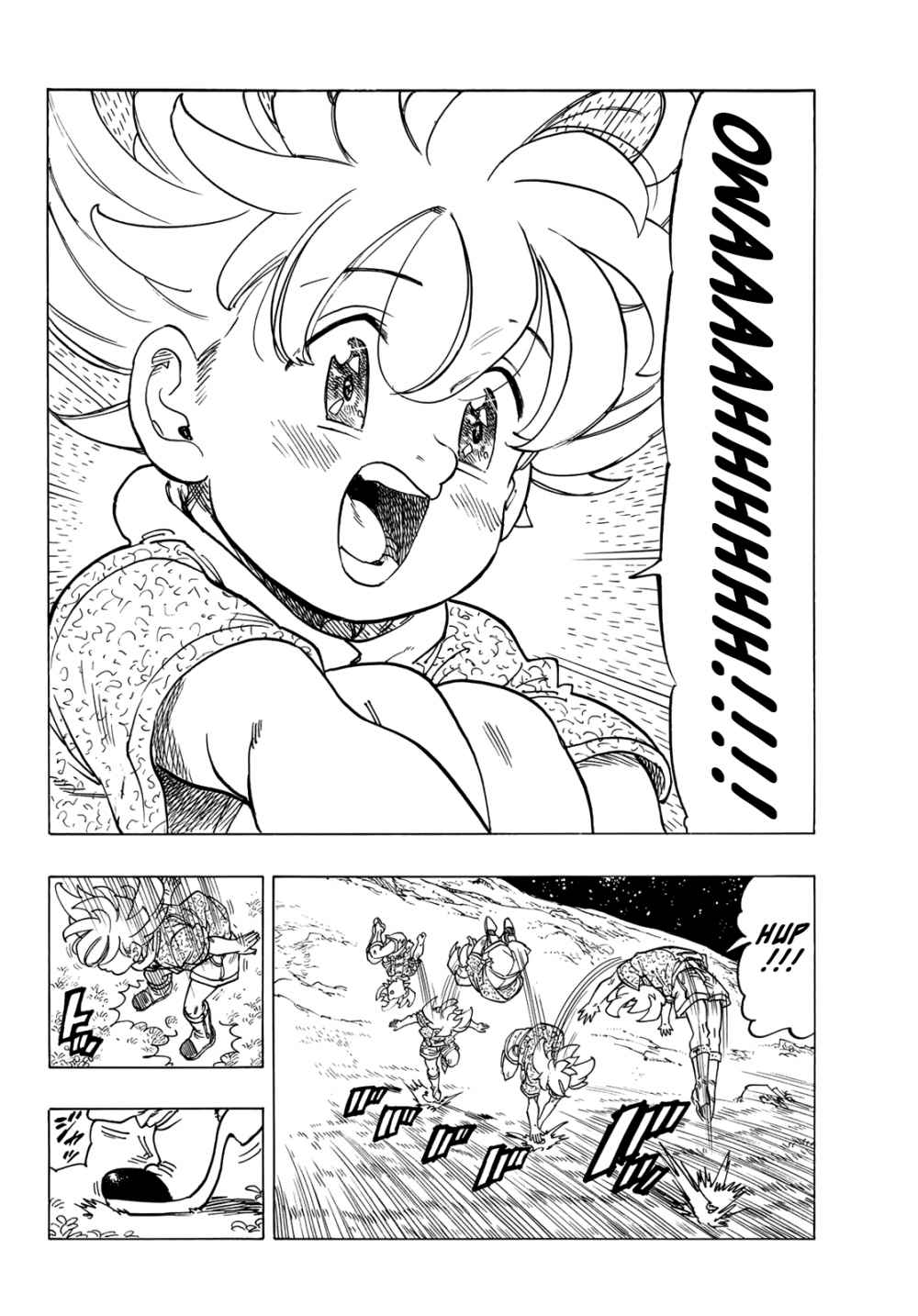Halaman 30 dari Mokushiroku no Yonkishi Chapter 1