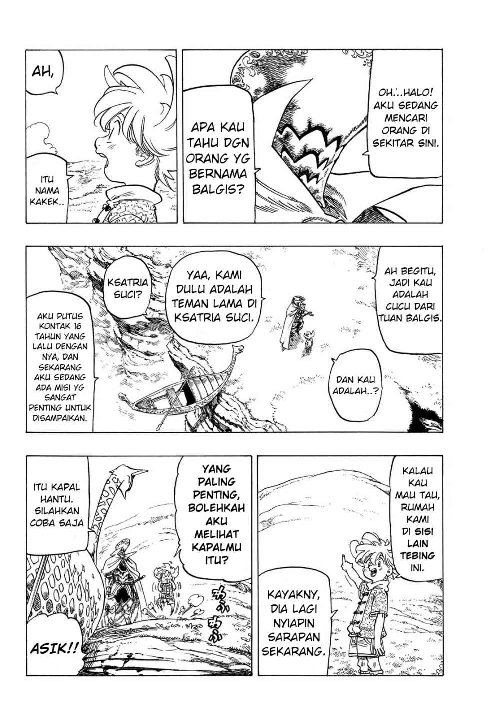 Halaman 37 dari Mokushiroku no Yonkishi Chapter 1