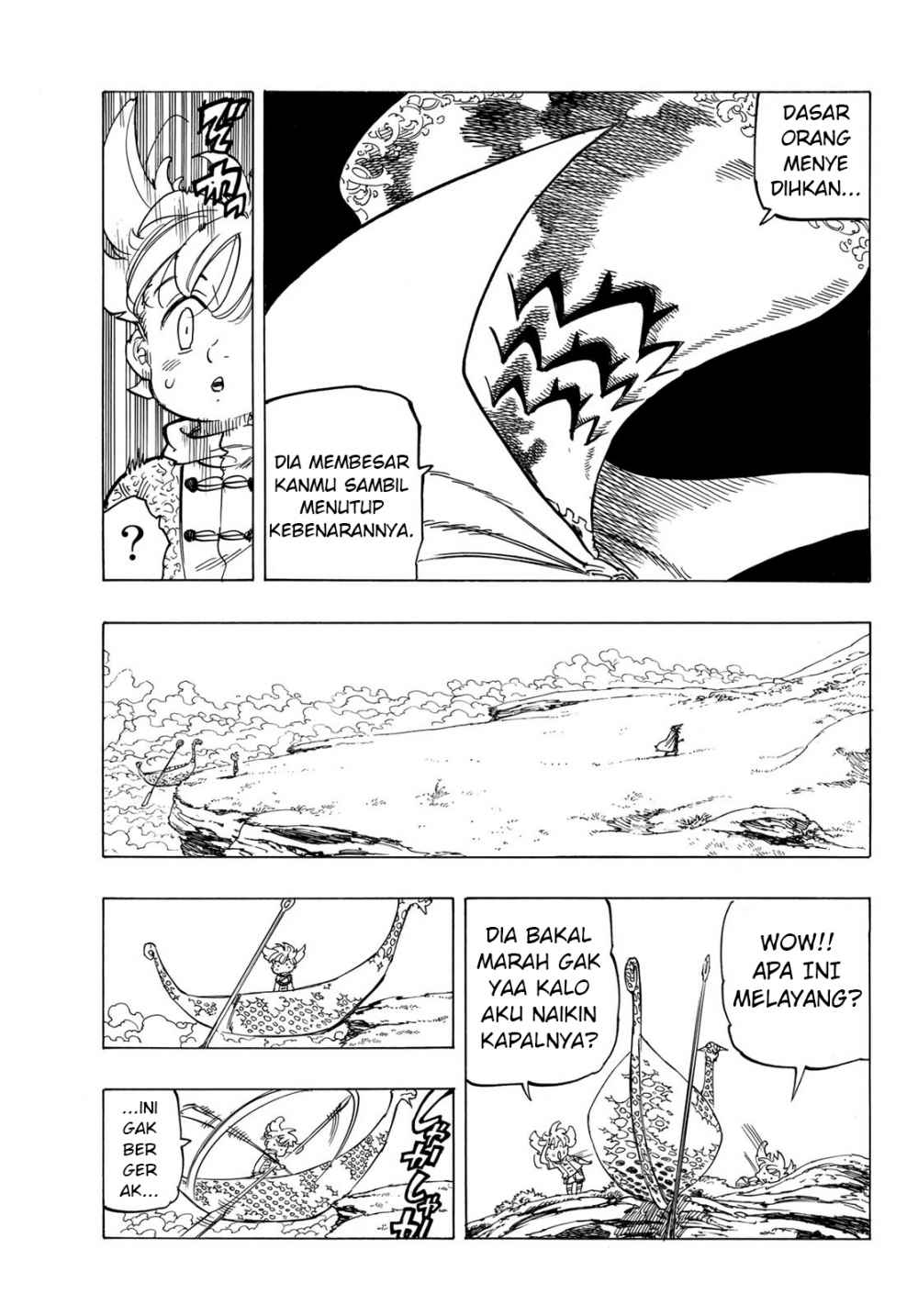Halaman 38 dari Mokushiroku no Yonkishi Chapter 1
