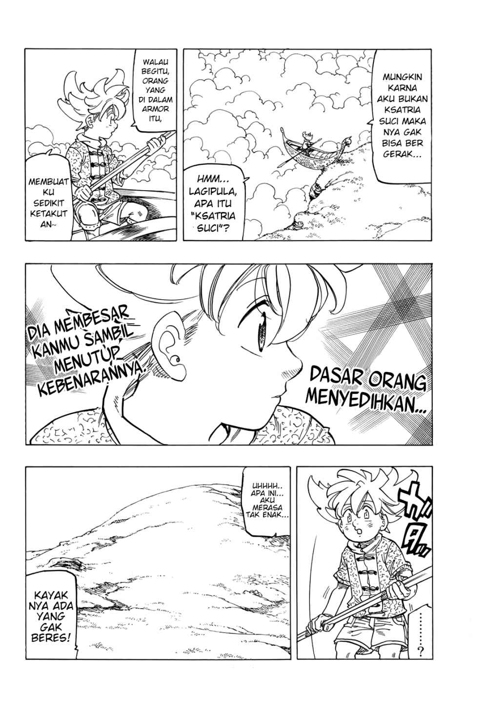 Halaman 39 dari Mokushiroku no Yonkishi Chapter 1