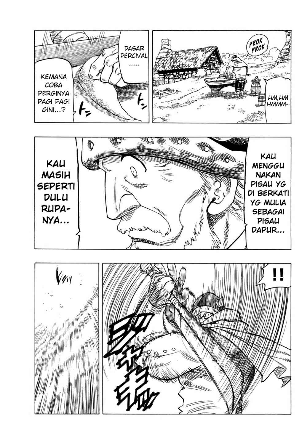 Halaman 40 dari Mokushiroku no Yonkishi Chapter 1