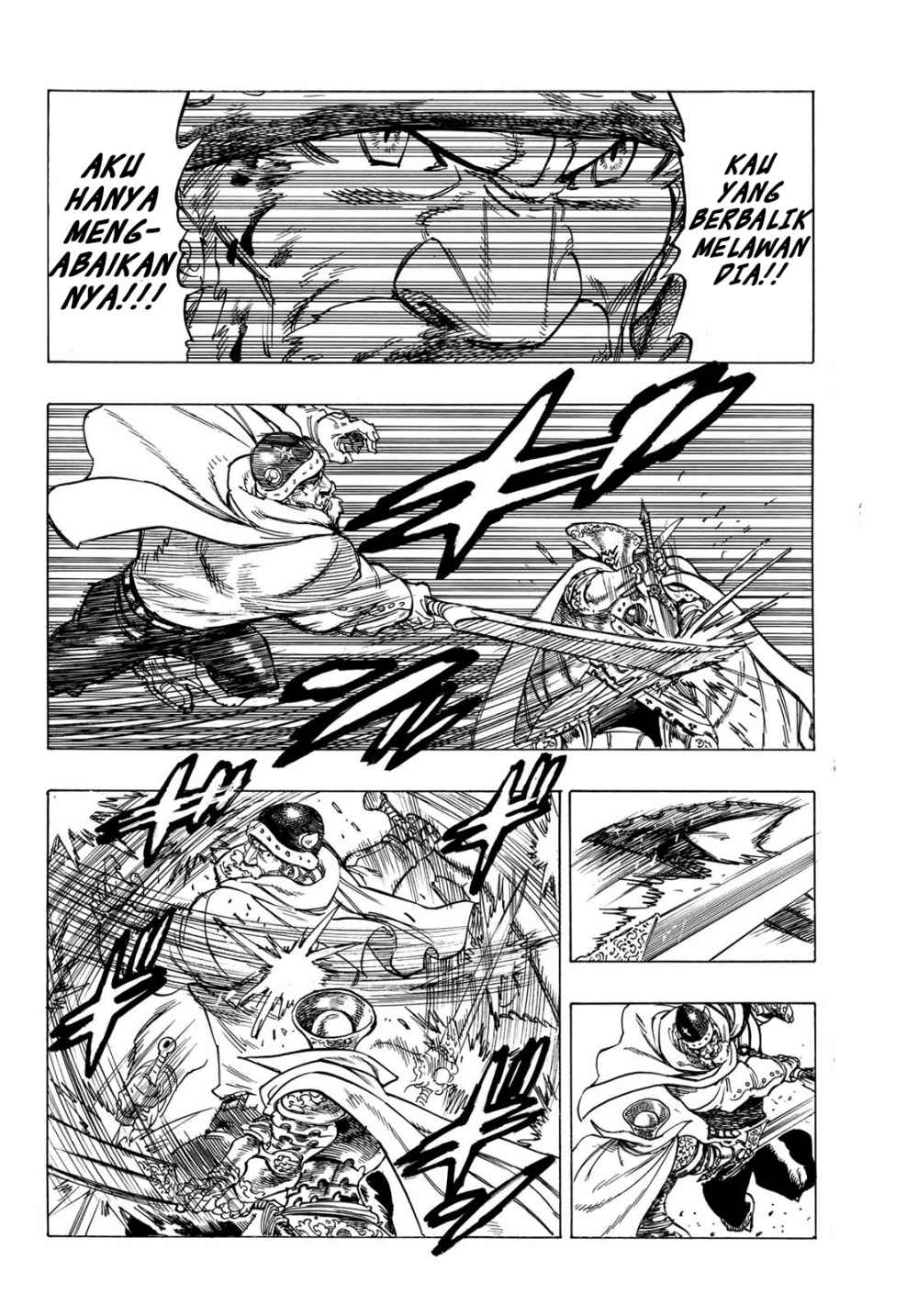 Halaman 43 dari Mokushiroku no Yonkishi Chapter 1