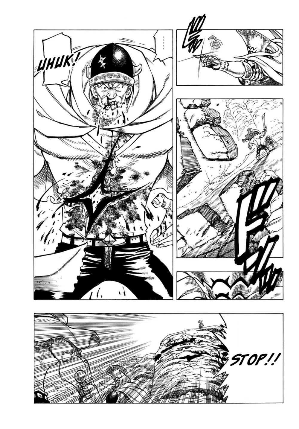Halaman 44 dari Mokushiroku no Yonkishi Chapter 1