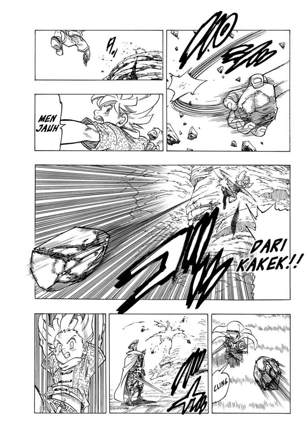 Halaman 46 dari Mokushiroku no Yonkishi Chapter 1