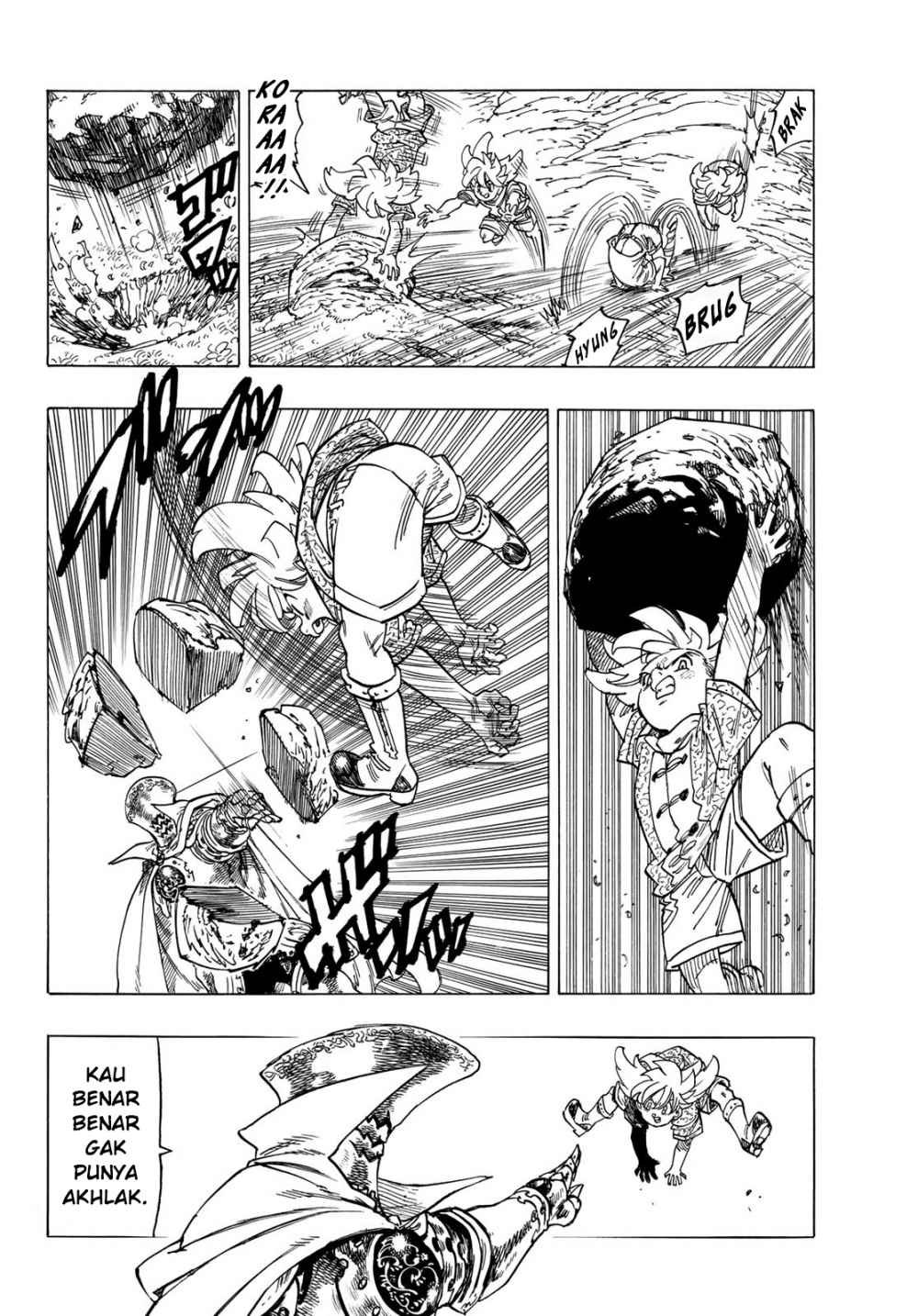 Halaman 47 dari Mokushiroku no Yonkishi Chapter 1