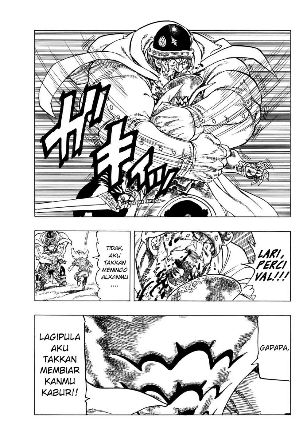 Halaman 48 dari Mokushiroku no Yonkishi Chapter 1