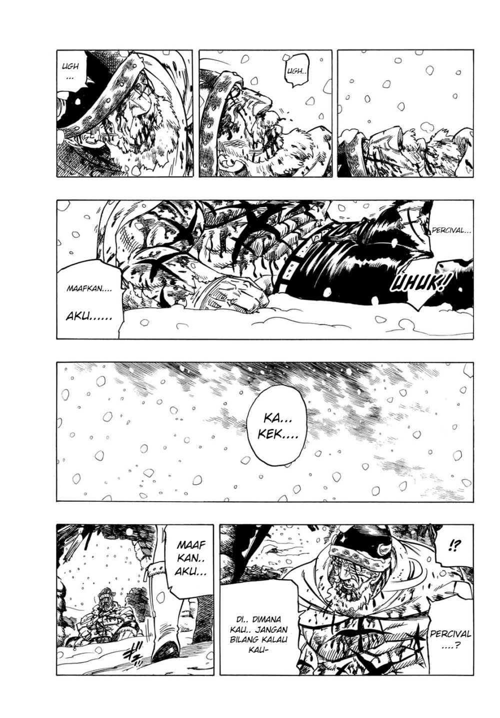 Halaman 57 dari Mokushiroku no Yonkishi Chapter 1