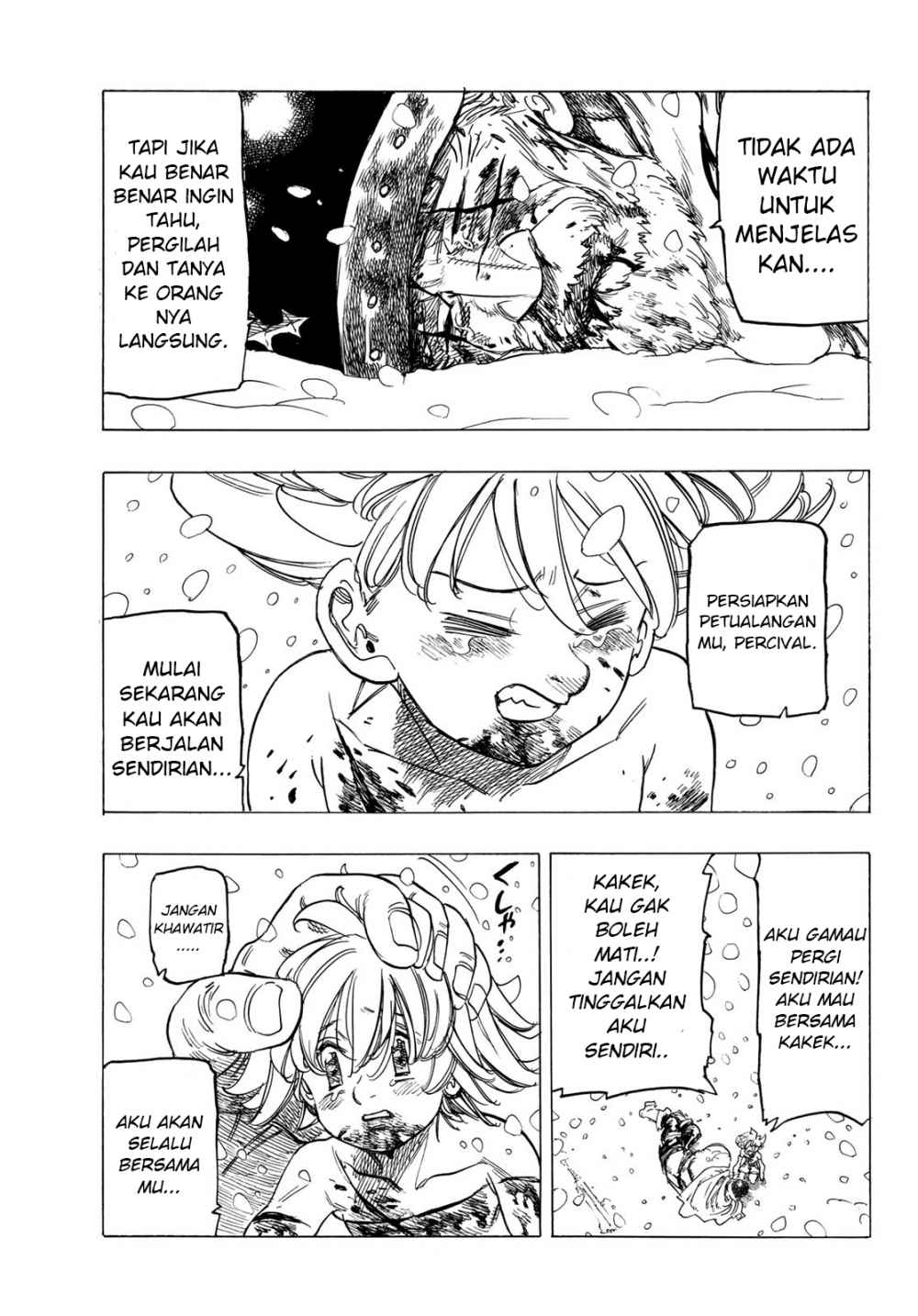 Halaman 63 dari Mokushiroku no Yonkishi Chapter 1