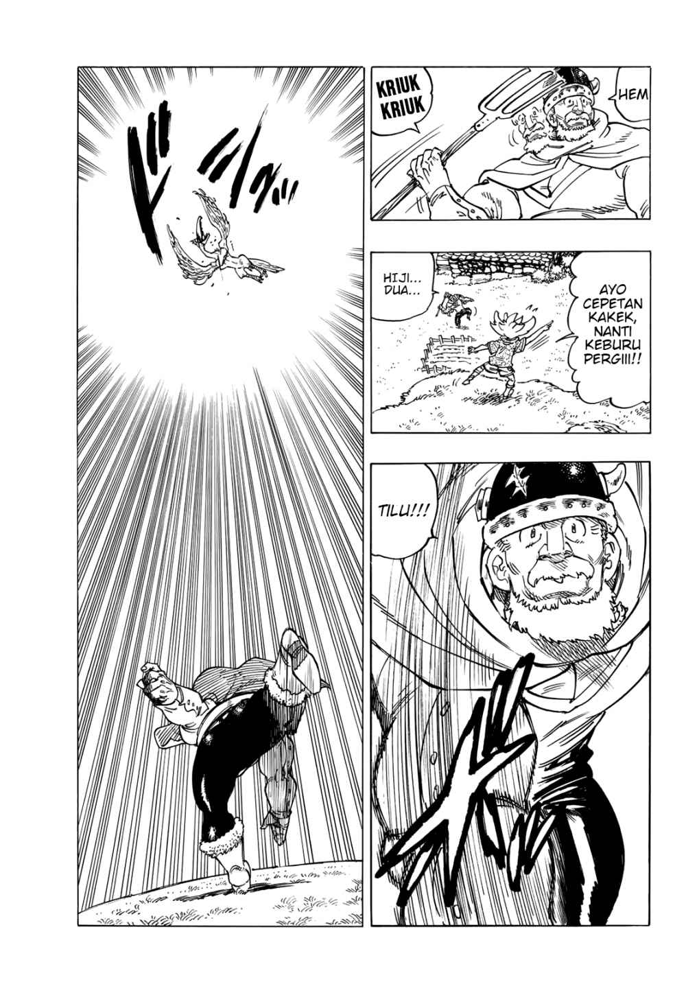 Halaman 8 dari Mokushiroku no Yonkishi Chapter 1