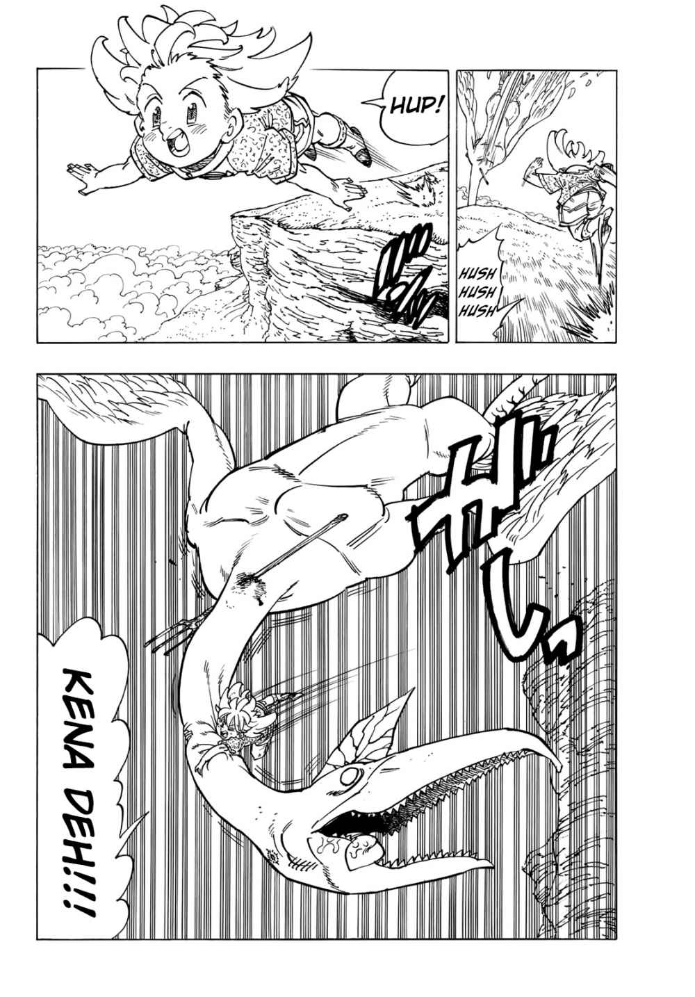 Halaman 9 dari Mokushiroku no Yonkishi Chapter 1