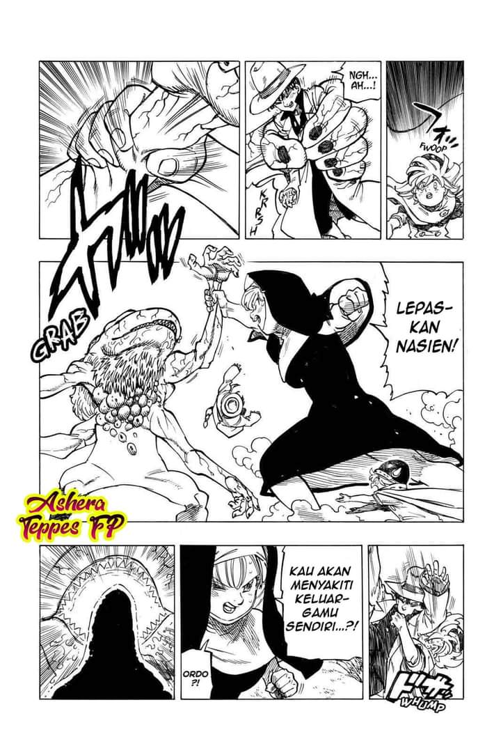 Halaman 14 dari Mokushiroku no Yonkishi Chapter 10