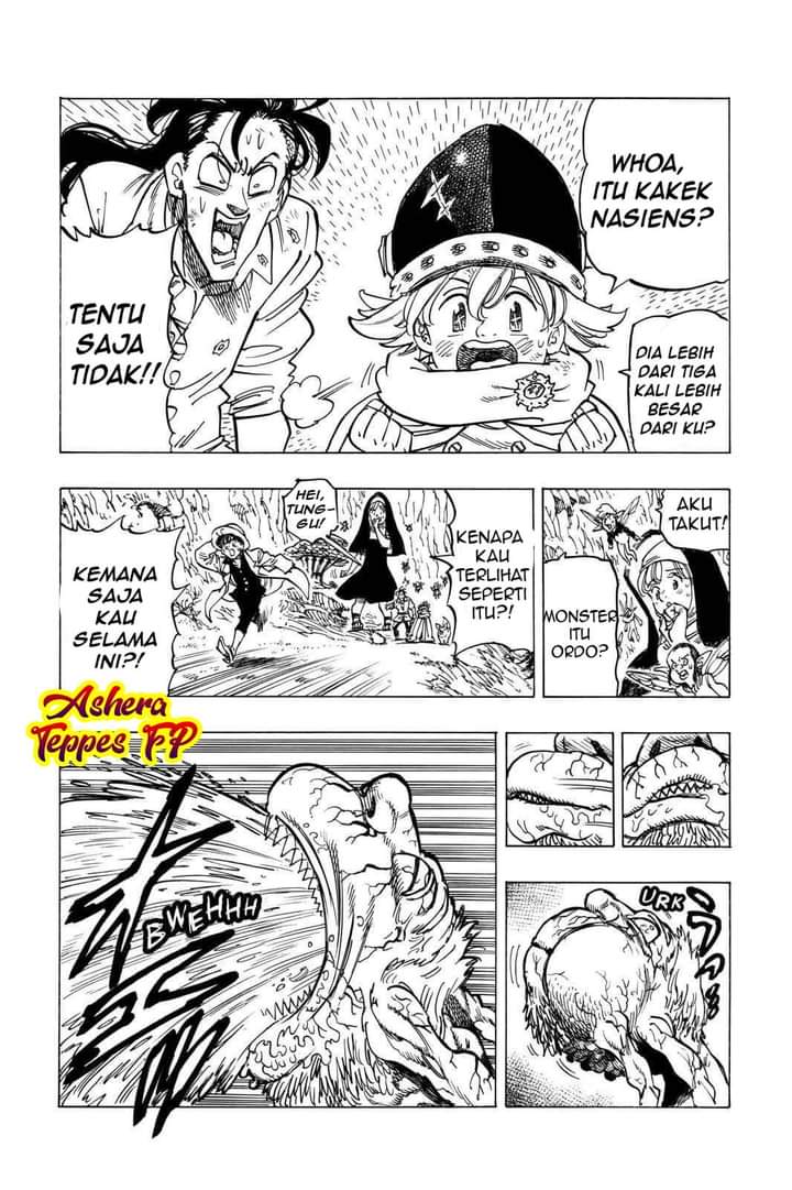 Halaman 9 dari Mokushiroku no Yonkishi Chapter 10
