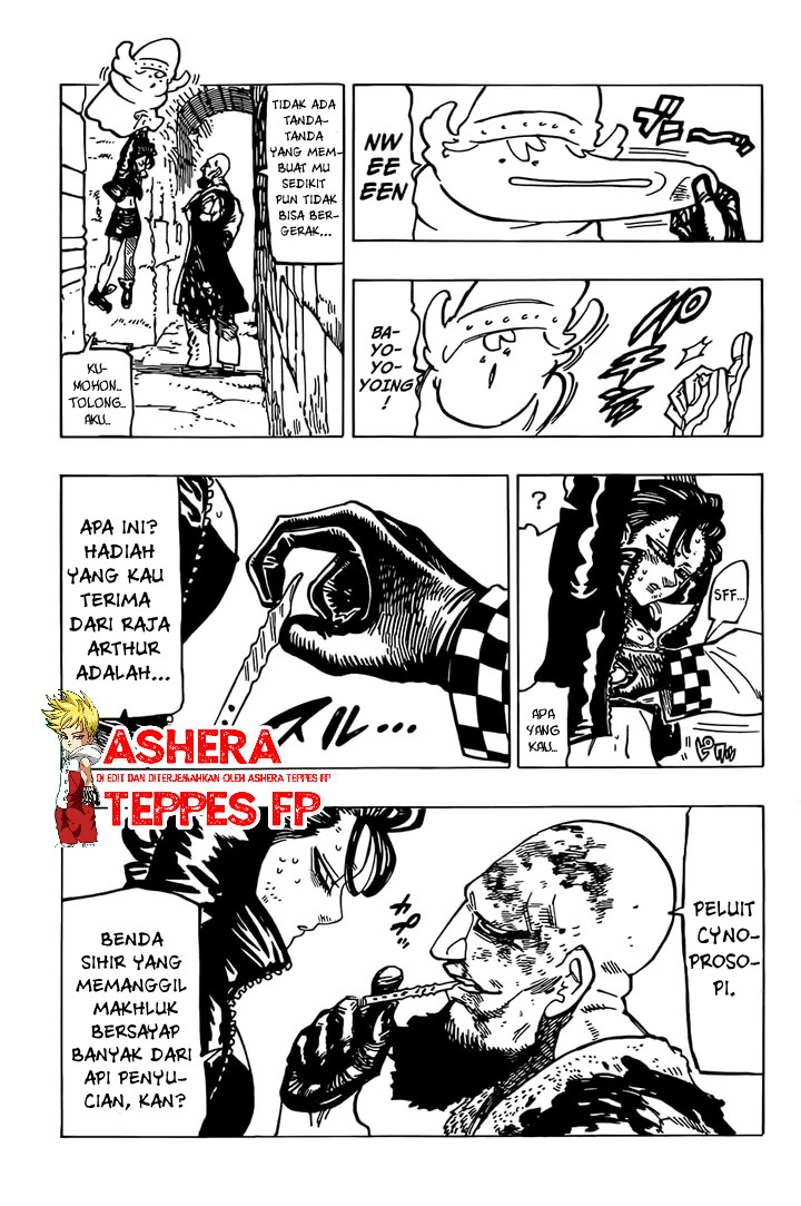 Halaman 10 dari Mokushiroku no Yonkishi Chapter 100