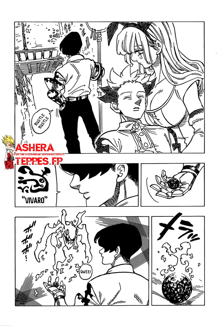 Halaman 13 dari Mokushiroku no Yonkishi Chapter 100