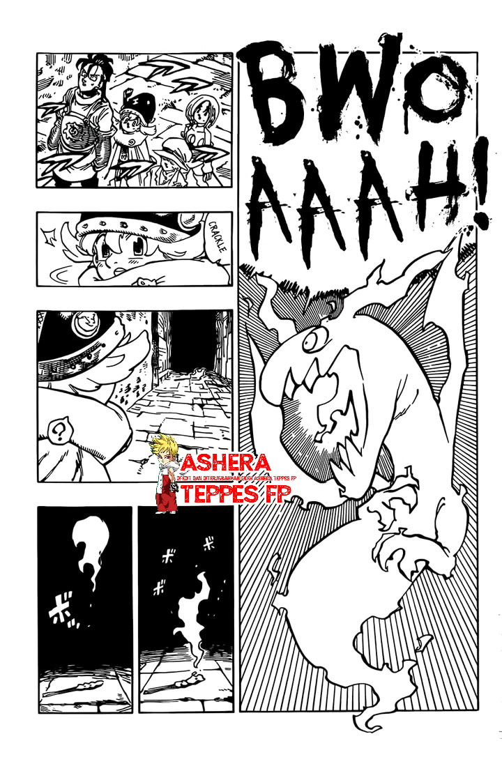 Halaman 15 dari Mokushiroku no Yonkishi Chapter 100