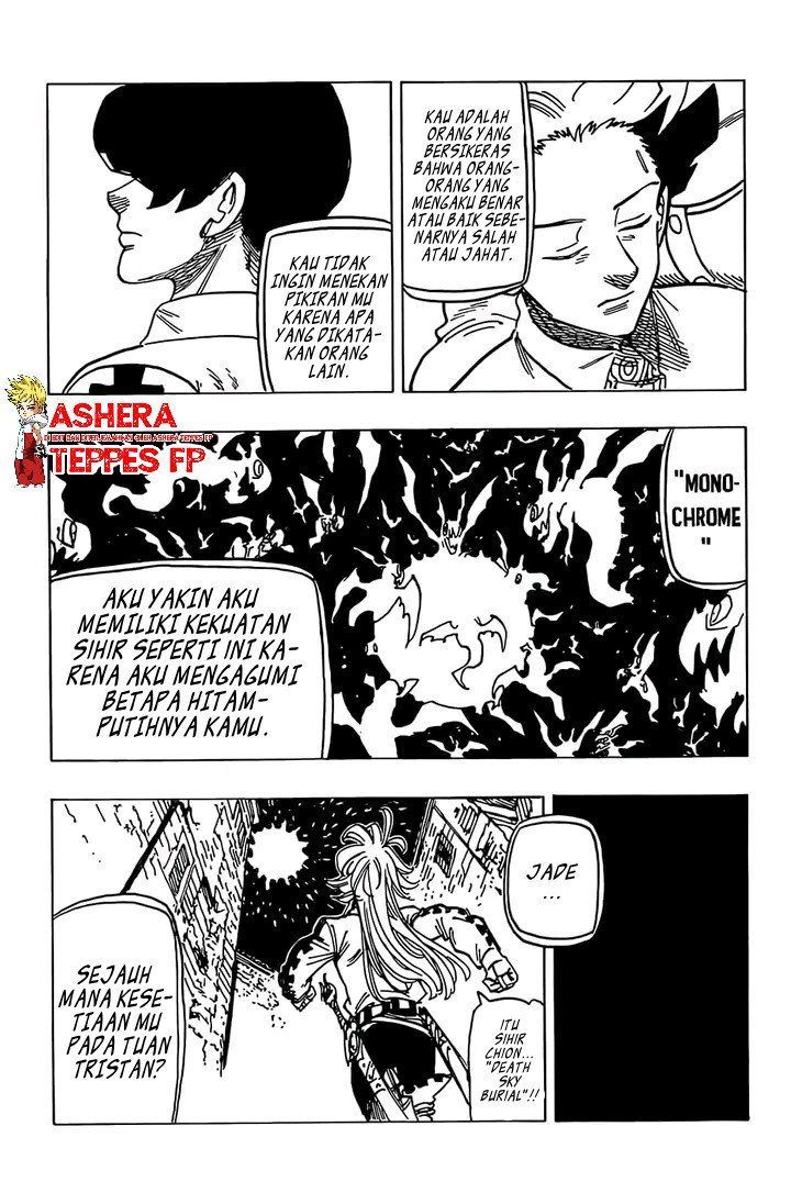 Halaman 17 dari Mokushiroku no Yonkishi Chapter 100