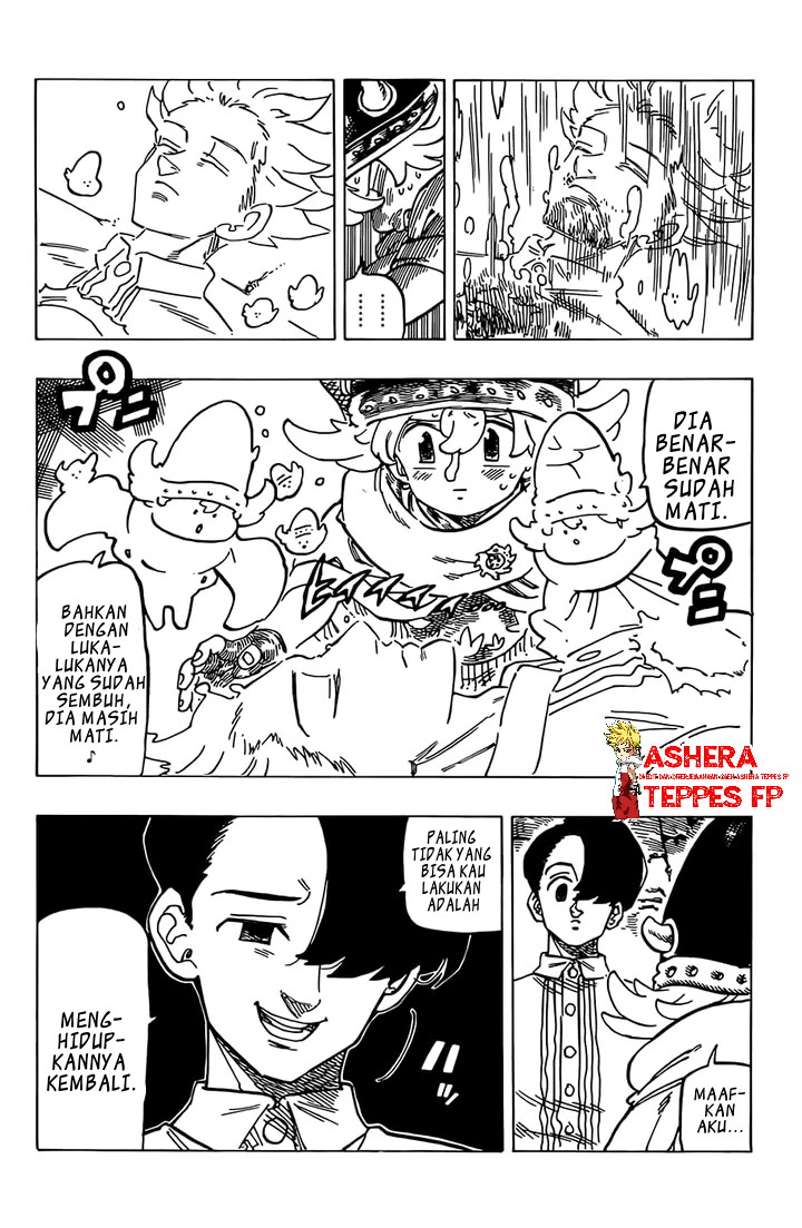 Halaman 5 dari Mokushiroku no Yonkishi Chapter 100