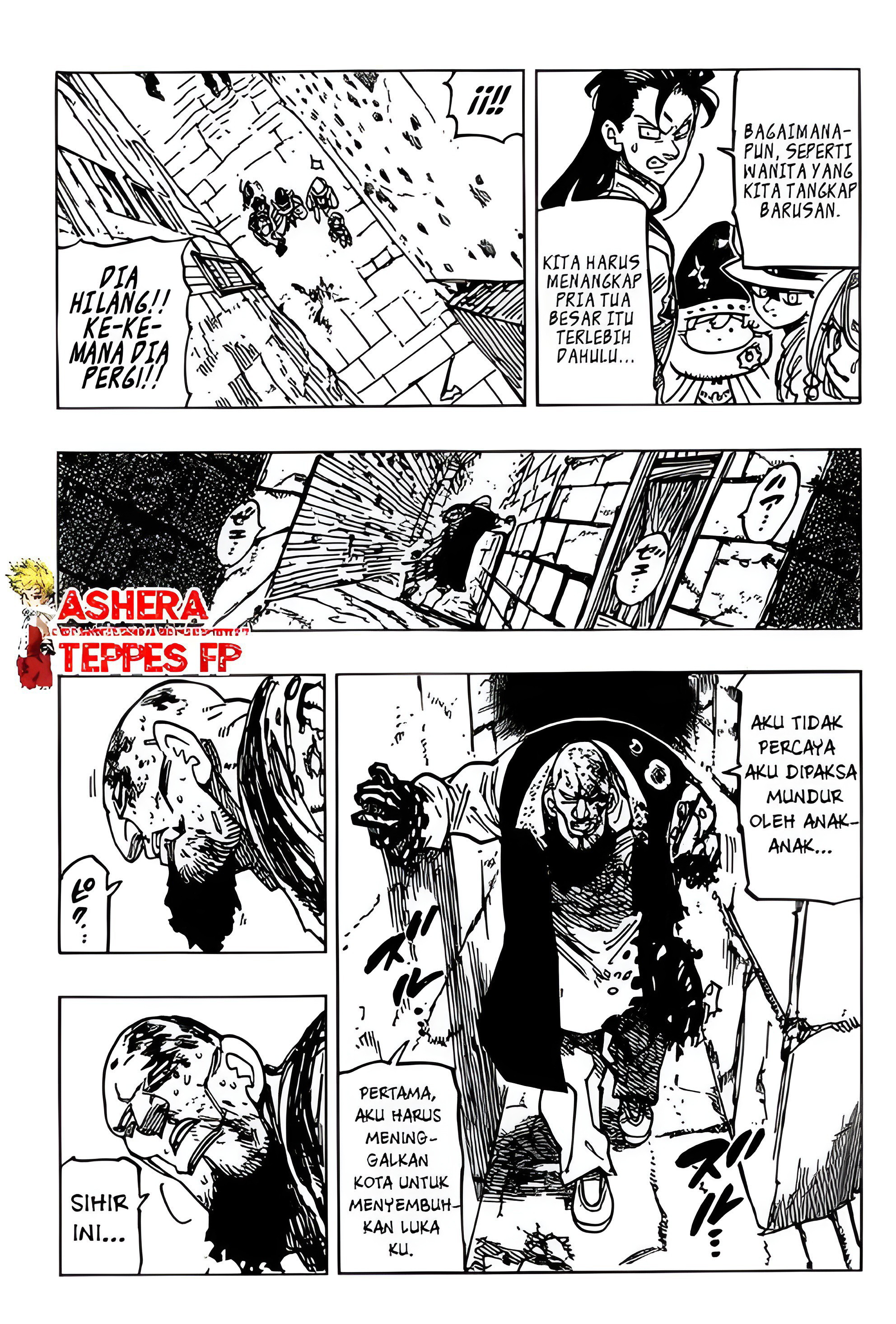 Halaman 8 dari Mokushiroku no Yonkishi Chapter 100