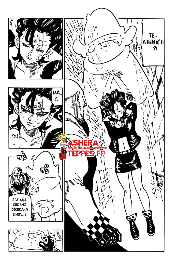 Halaman 9 dari Mokushiroku no Yonkishi Chapter 100