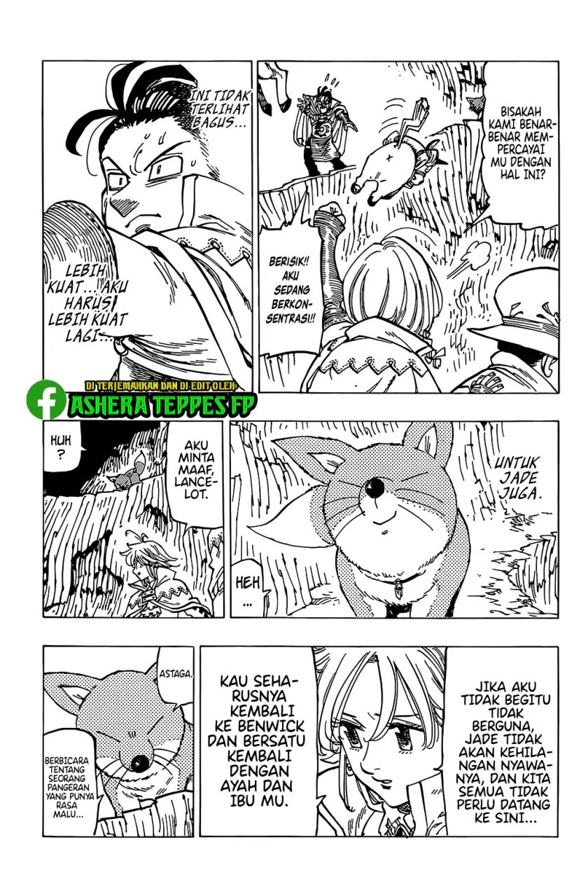 Halaman 14 dari Mokushiroku no Yonkishi Chapter 103