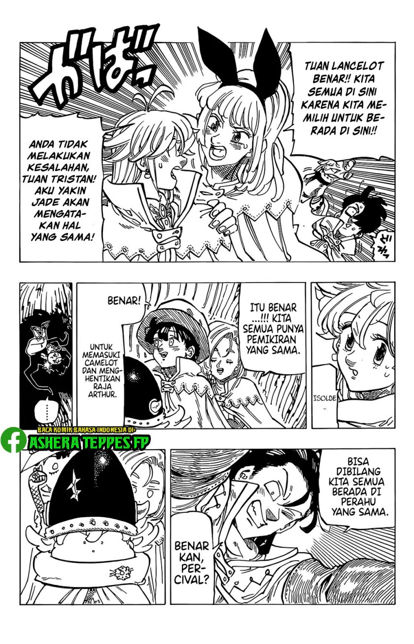Halaman 15 dari Mokushiroku no Yonkishi Chapter 103