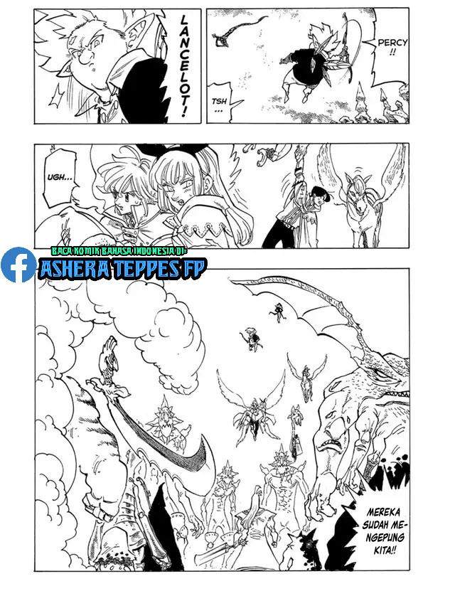Halaman 13 dari Mokushiroku no Yonkishi Chapter 104