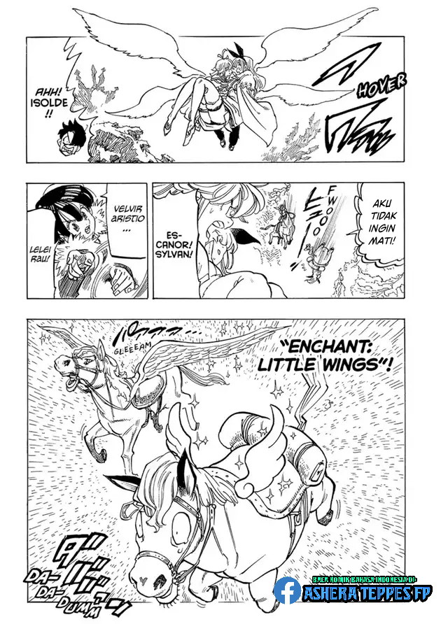 Halaman 9 dari Mokushiroku no Yonkishi Chapter 104