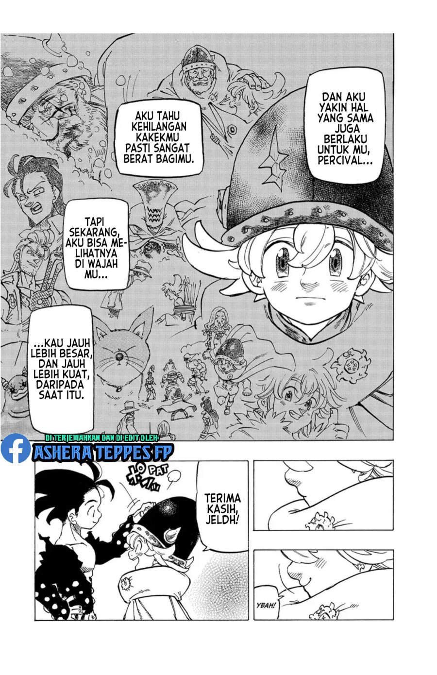 Halaman 11 dari Mokushiroku no Yonkishi Chapter 105
