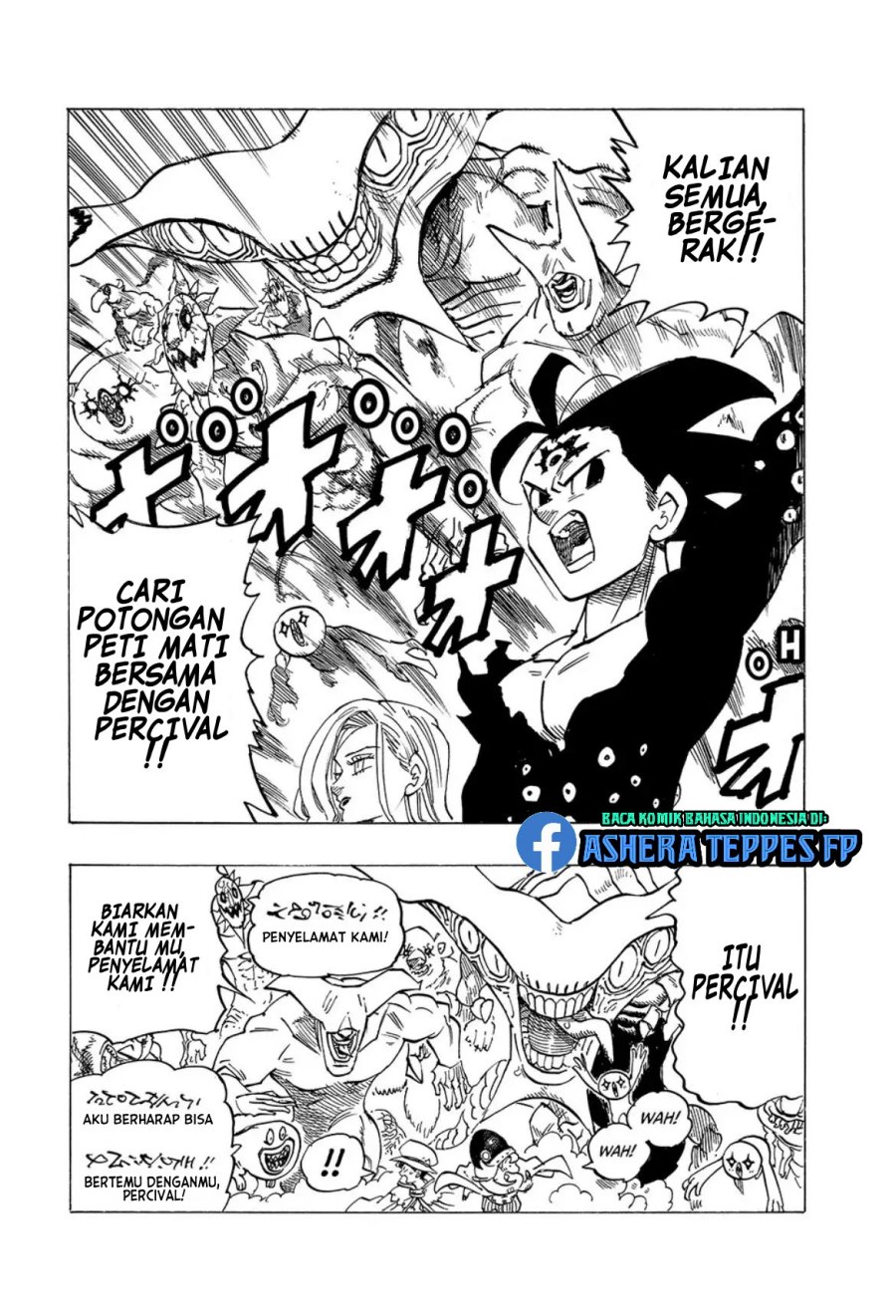Halaman 17 dari Mokushiroku no Yonkishi Chapter 105