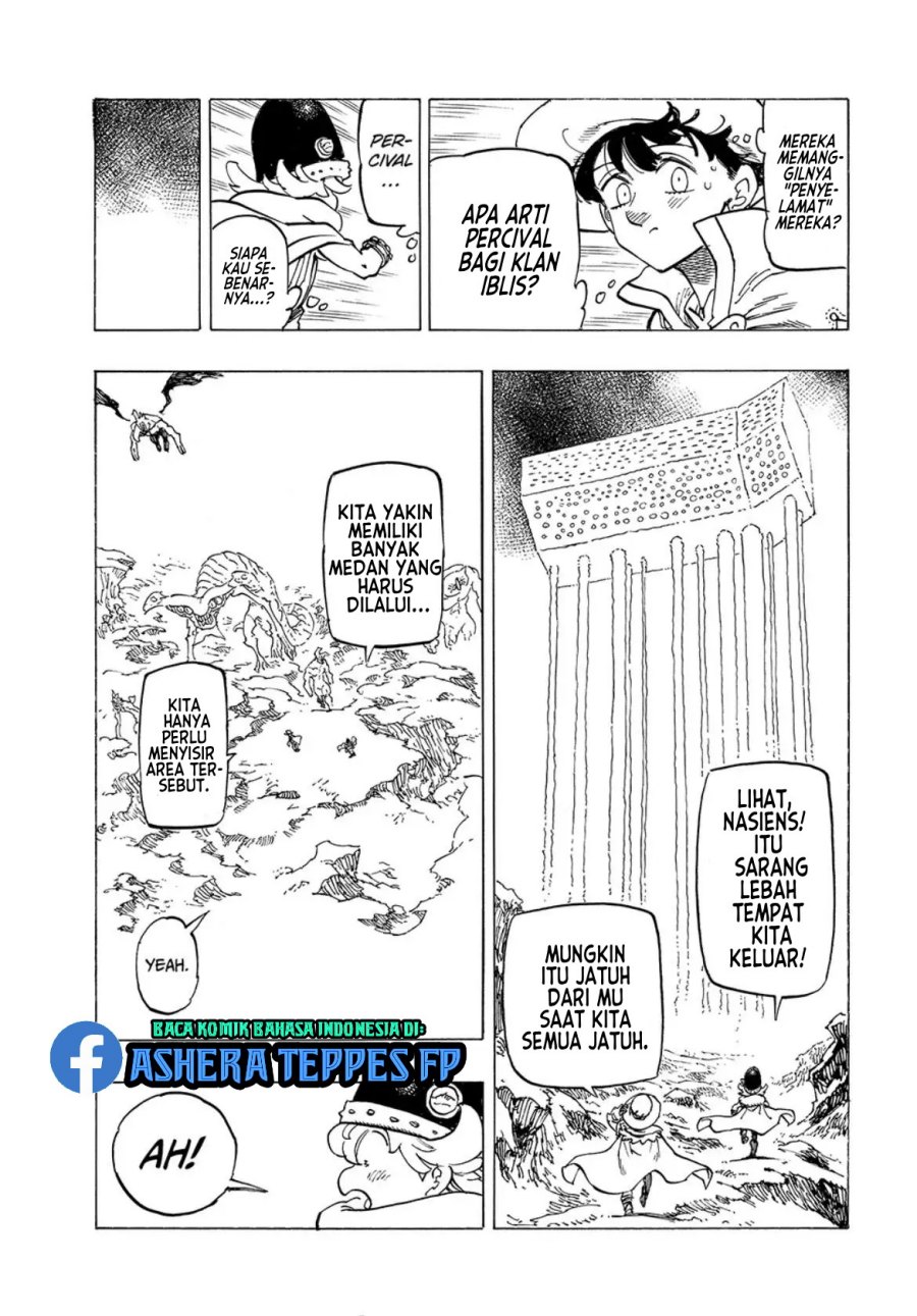 Halaman 18 dari Mokushiroku no Yonkishi Chapter 105