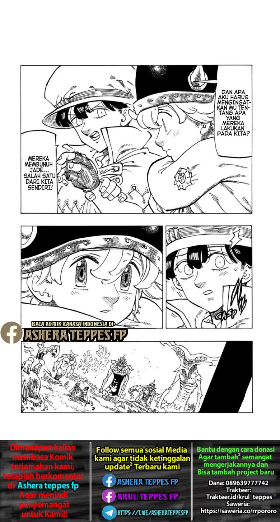 Halaman 11 dari Mokushiroku no Yonkishi Chapter 106