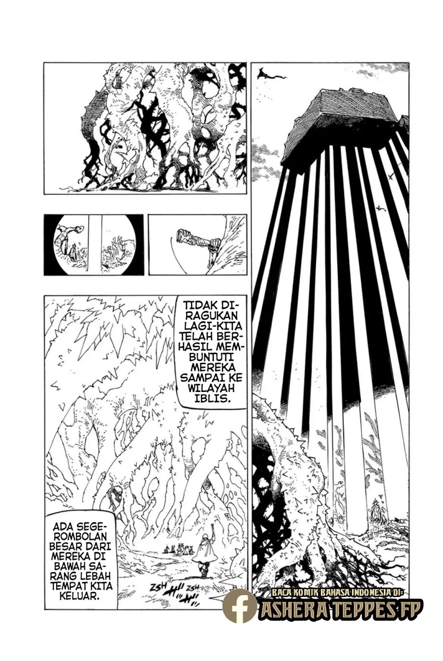 Halaman 12 dari Mokushiroku no Yonkishi Chapter 106