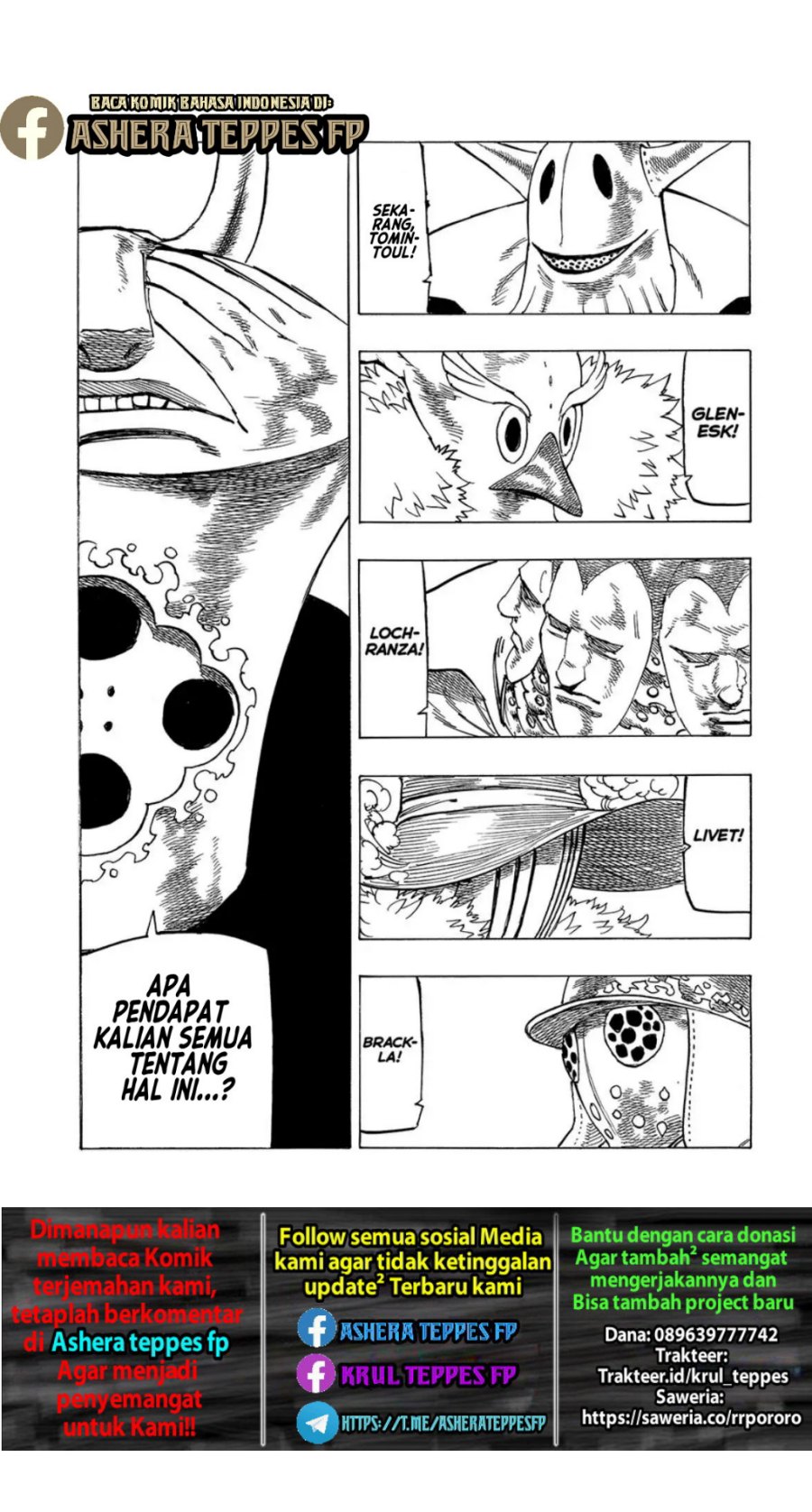 Halaman 16 dari Mokushiroku no Yonkishi Chapter 106