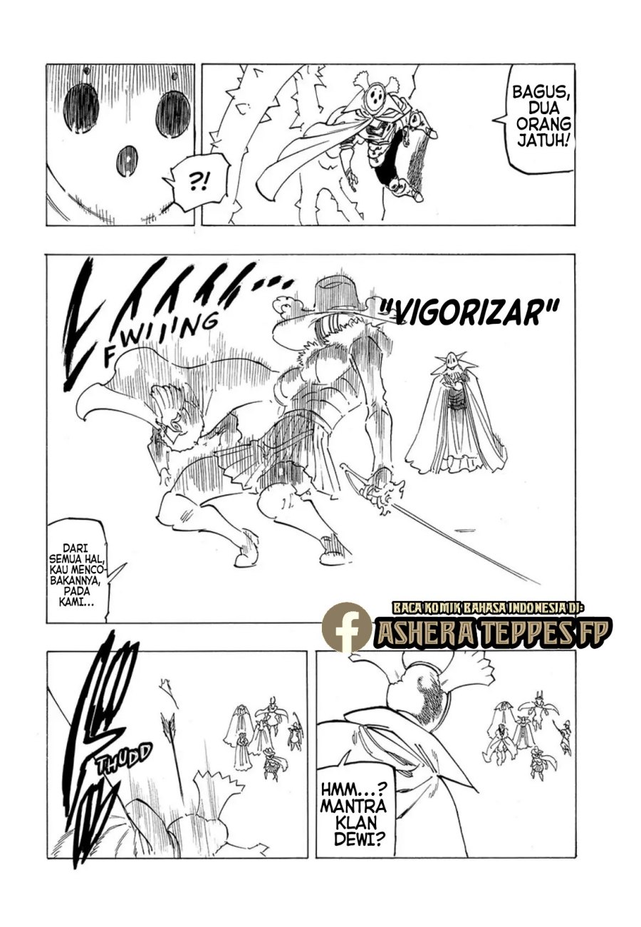 Halaman 19 dari Mokushiroku no Yonkishi Chapter 106