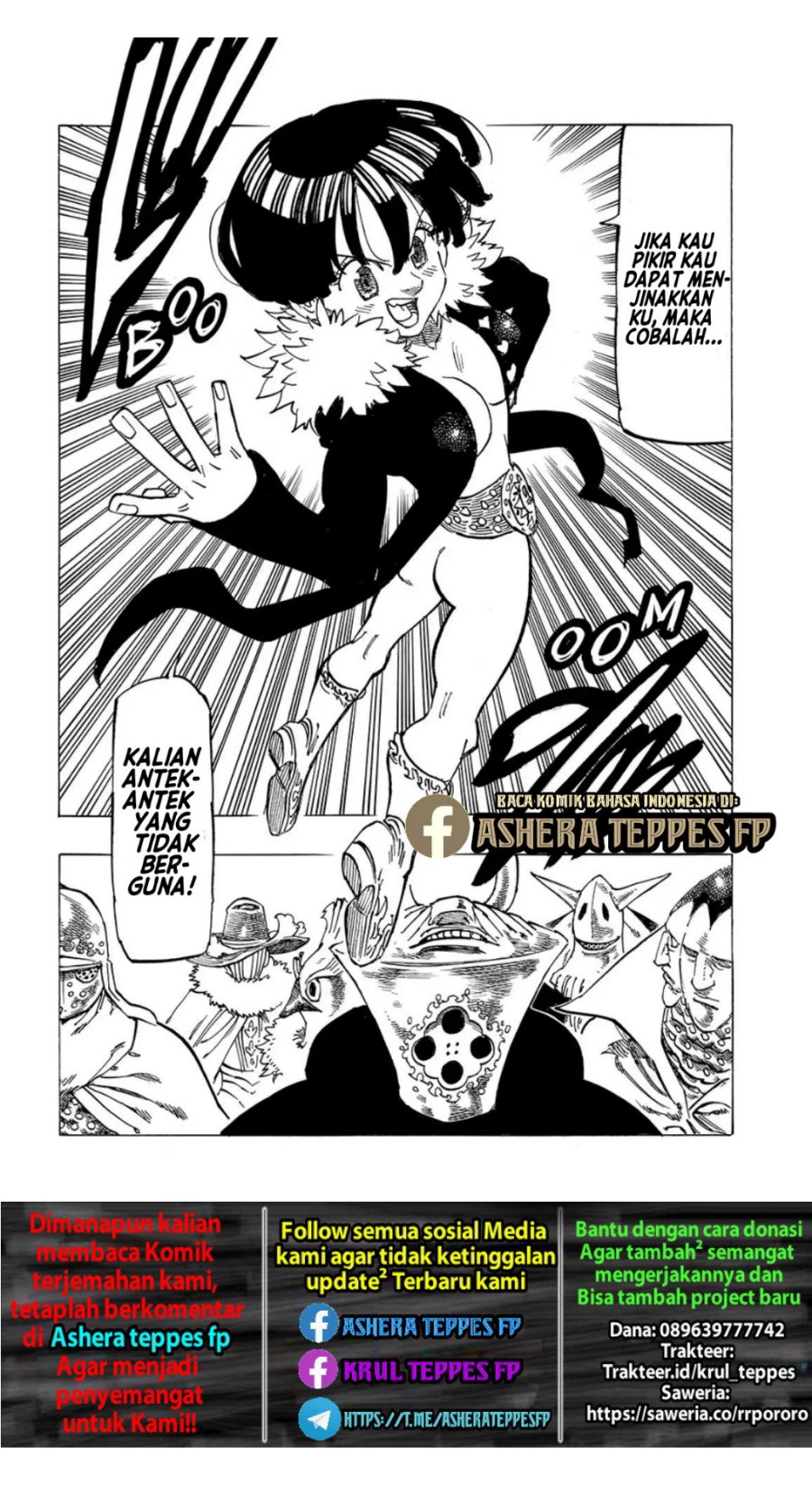 Halaman 21 dari Mokushiroku no Yonkishi Chapter 106
