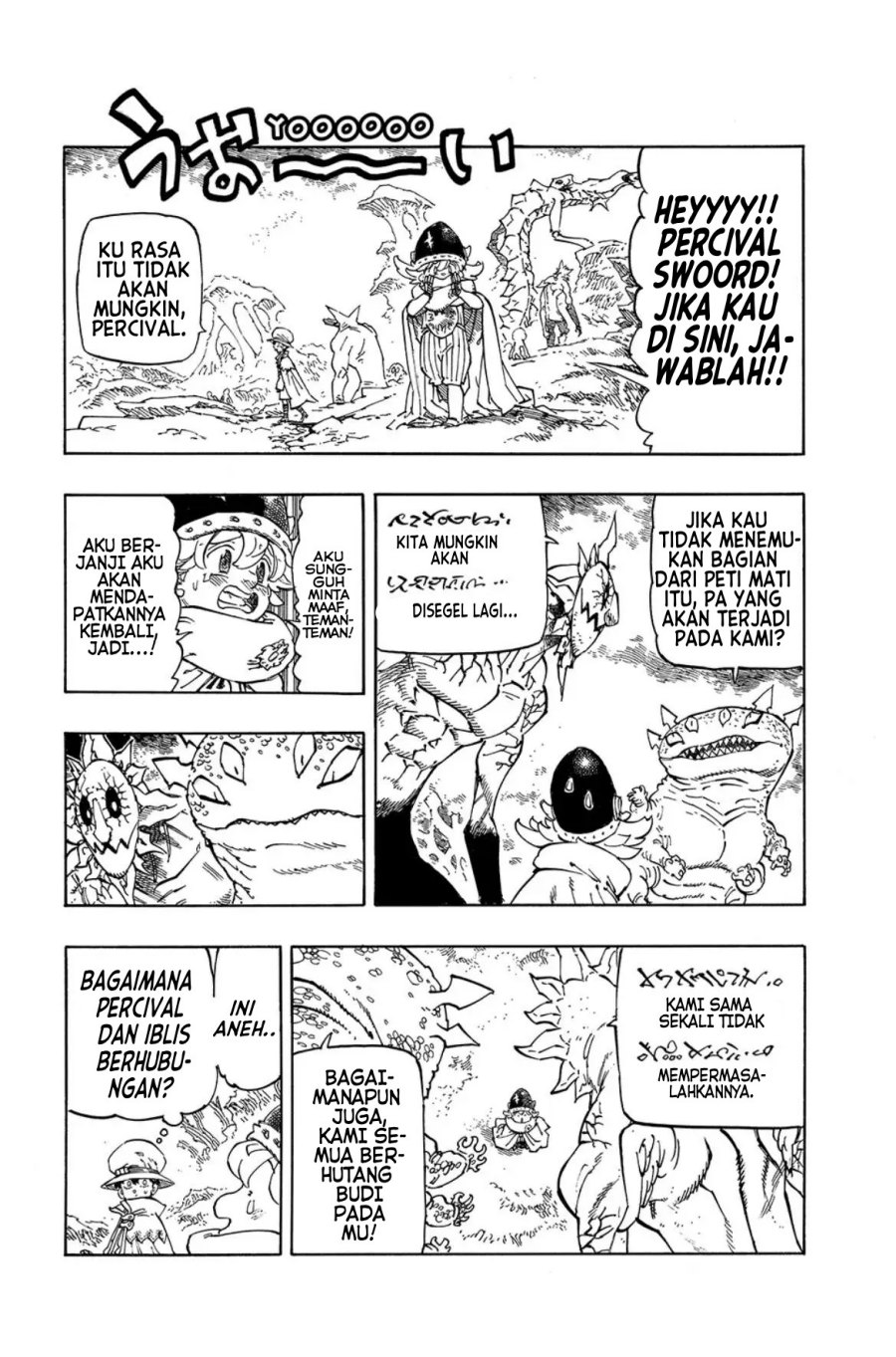 Halaman 5 dari Mokushiroku no Yonkishi Chapter 106