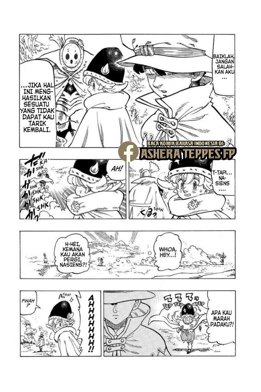 Halaman 15 dari Mokushiroku no Yonkishi Chapter 107