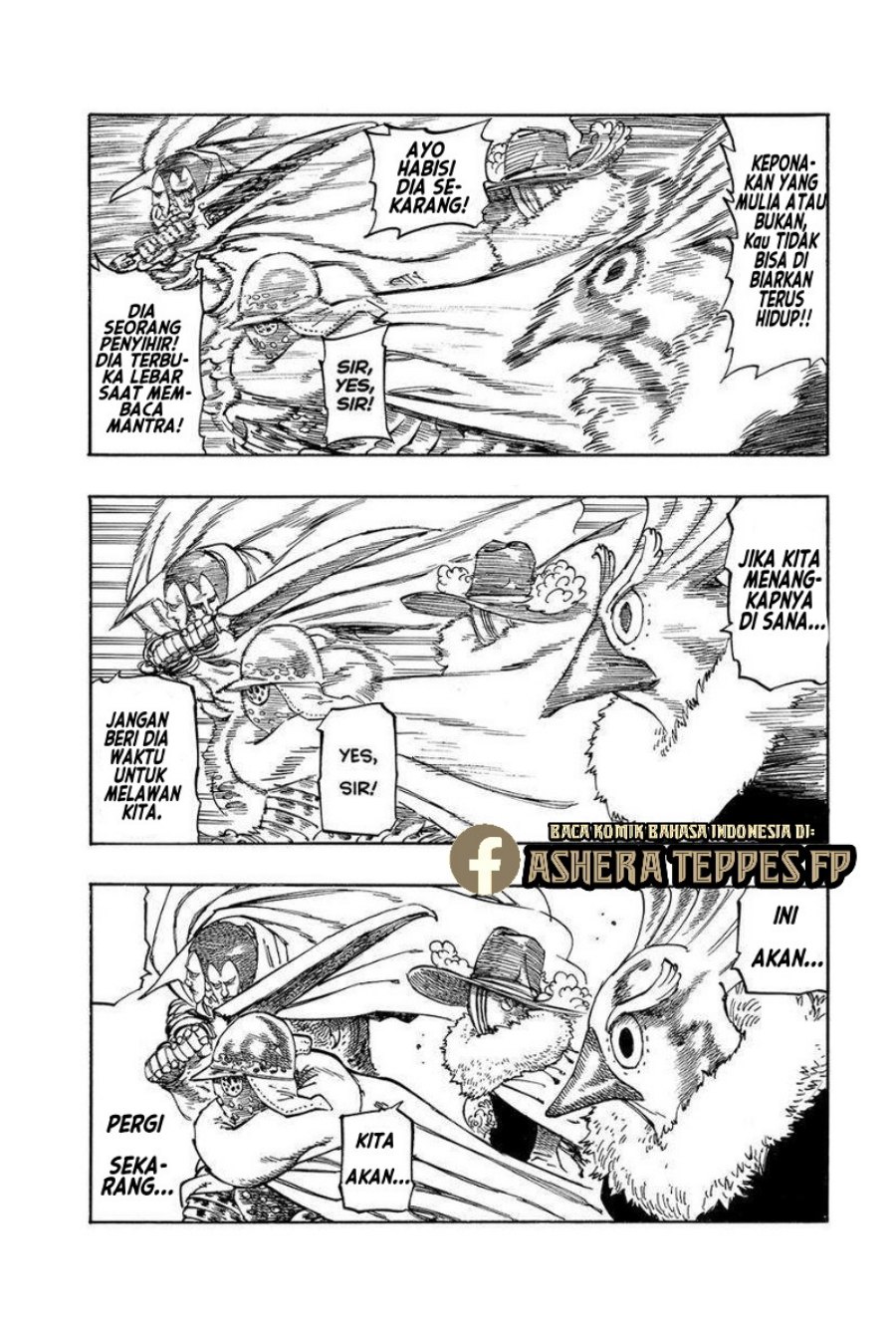 Halaman 6 dari Mokushiroku no Yonkishi Chapter 107