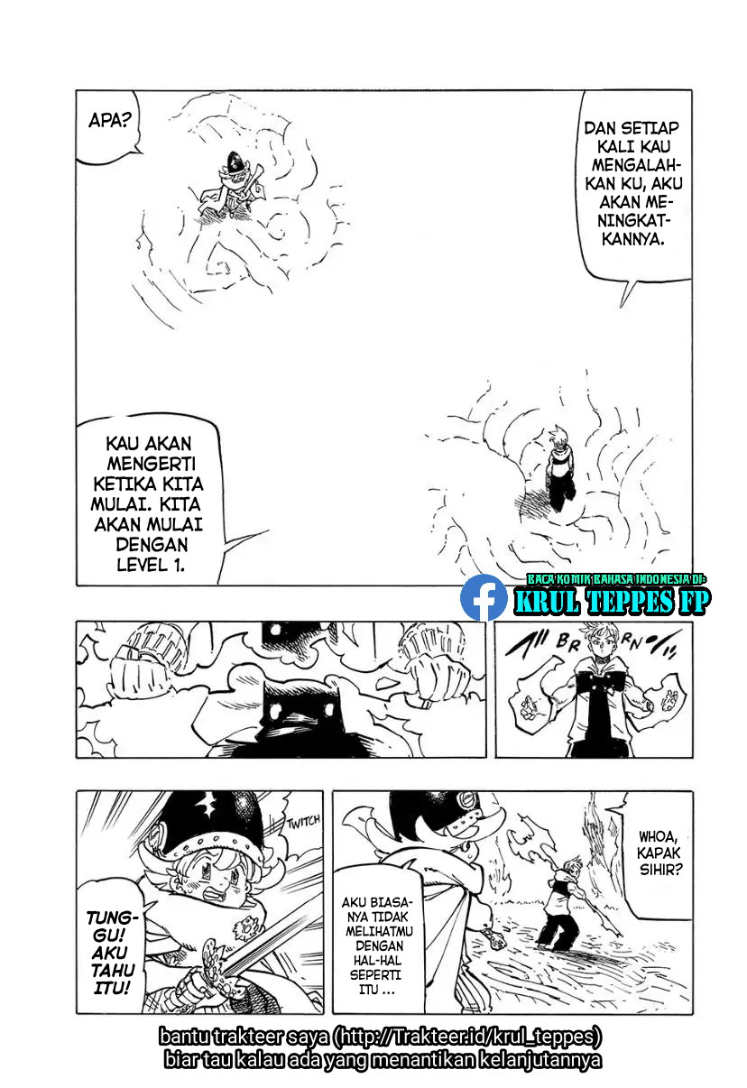 Halaman 16 dari Mokushiroku no Yonkishi Chapter 109
