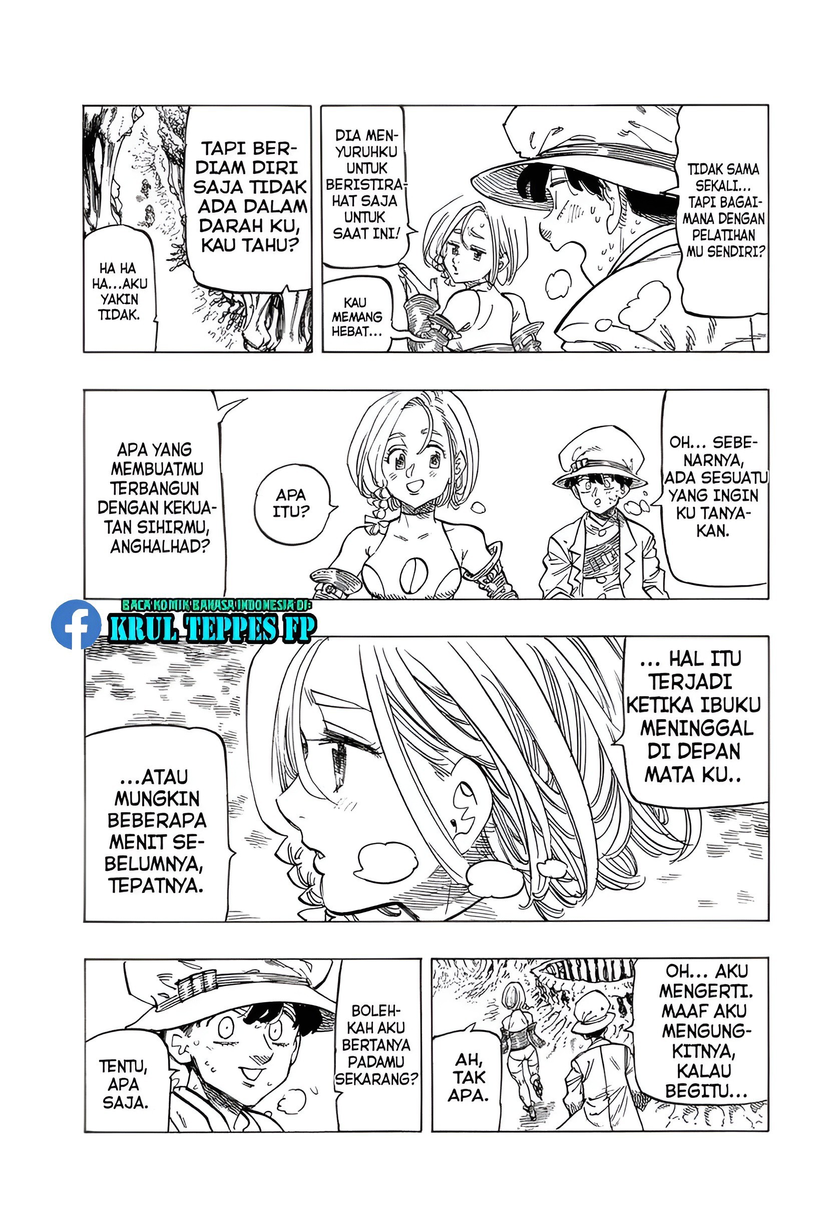 Halaman 10 dari Mokushiroku no Yonkishi Chapter 110