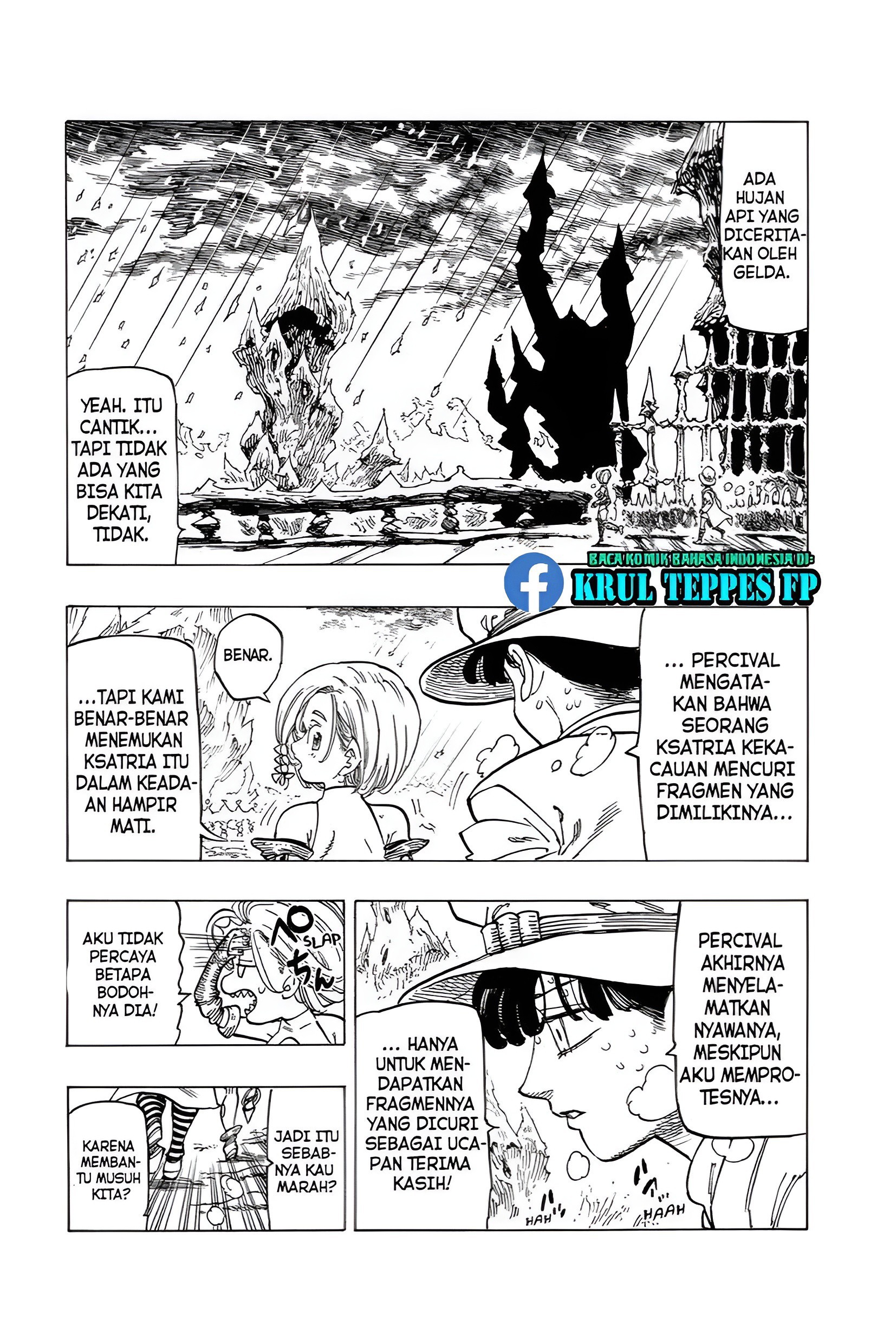 Halaman 13 dari Mokushiroku no Yonkishi Chapter 110