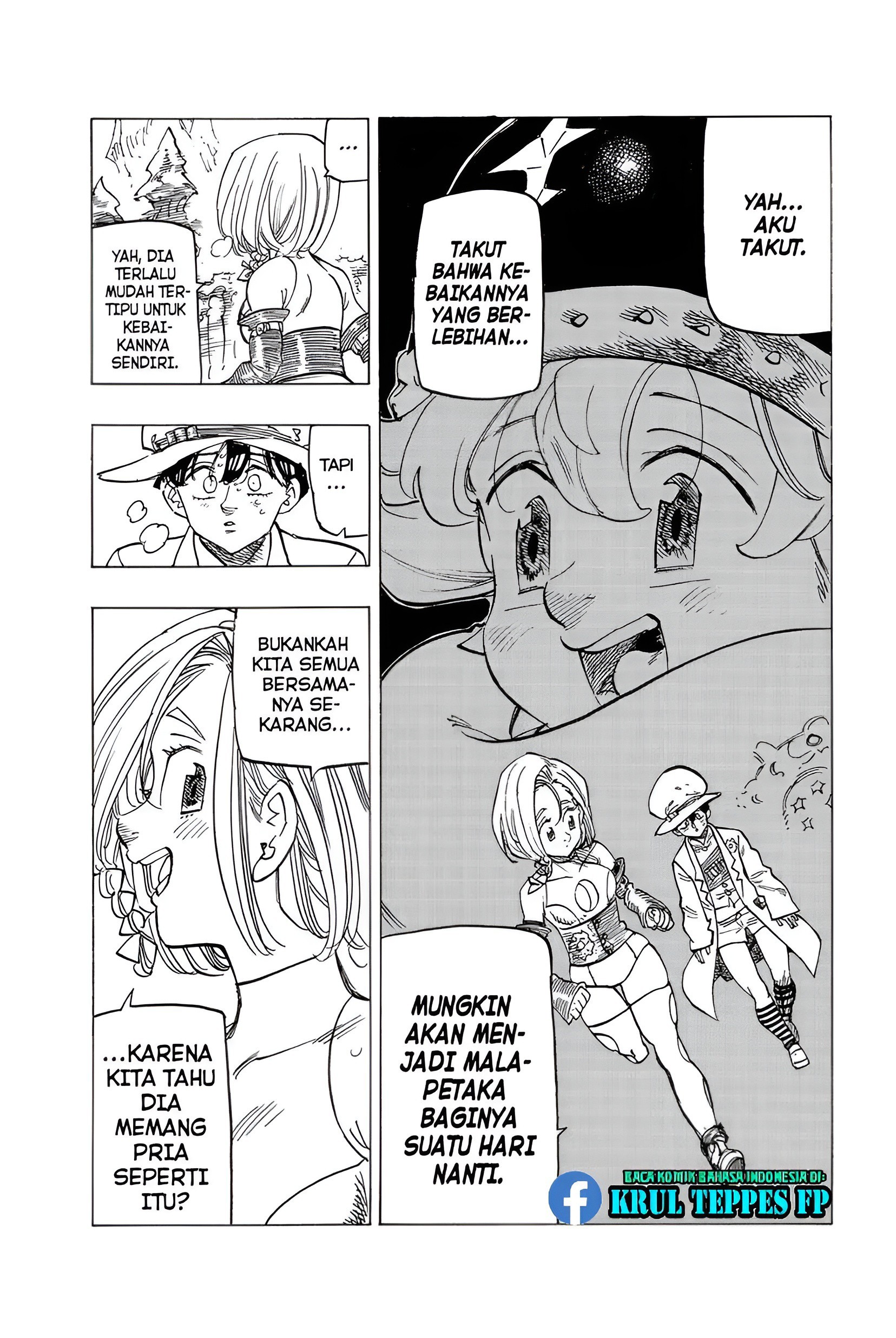 Halaman 14 dari Mokushiroku no Yonkishi Chapter 110