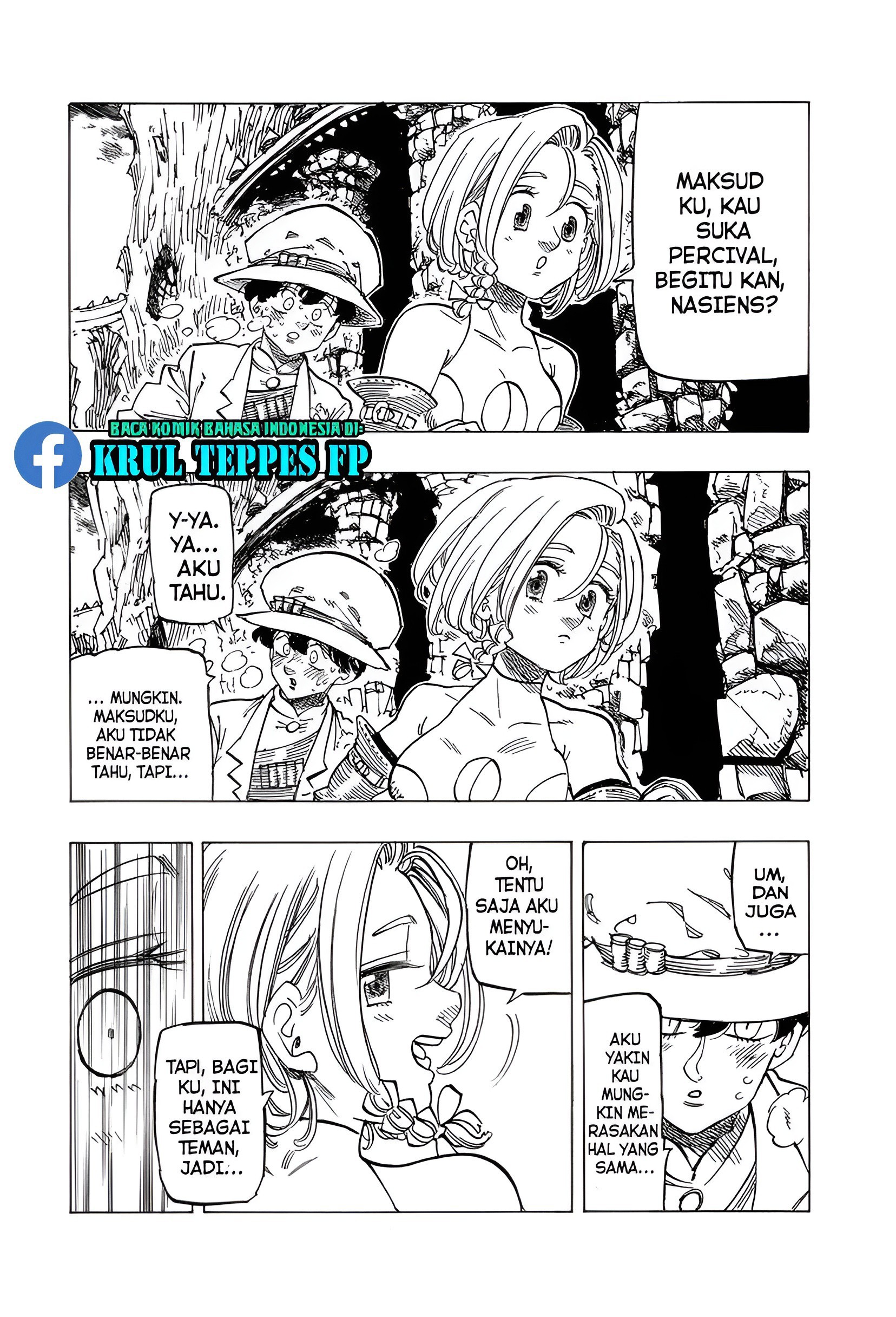 Halaman 15 dari Mokushiroku no Yonkishi Chapter 110