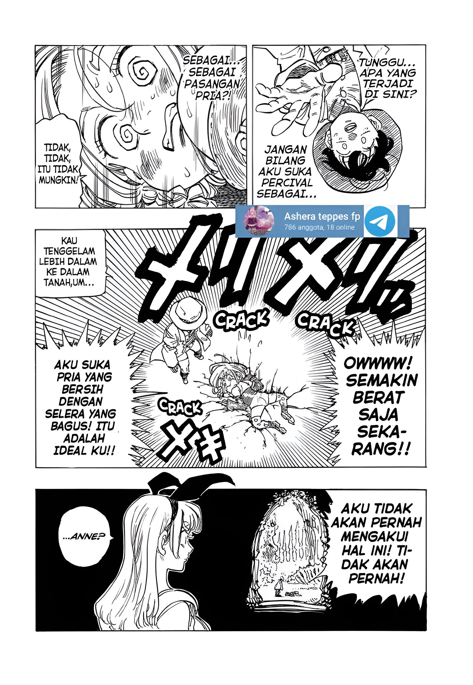 Halaman 17 dari Mokushiroku no Yonkishi Chapter 110