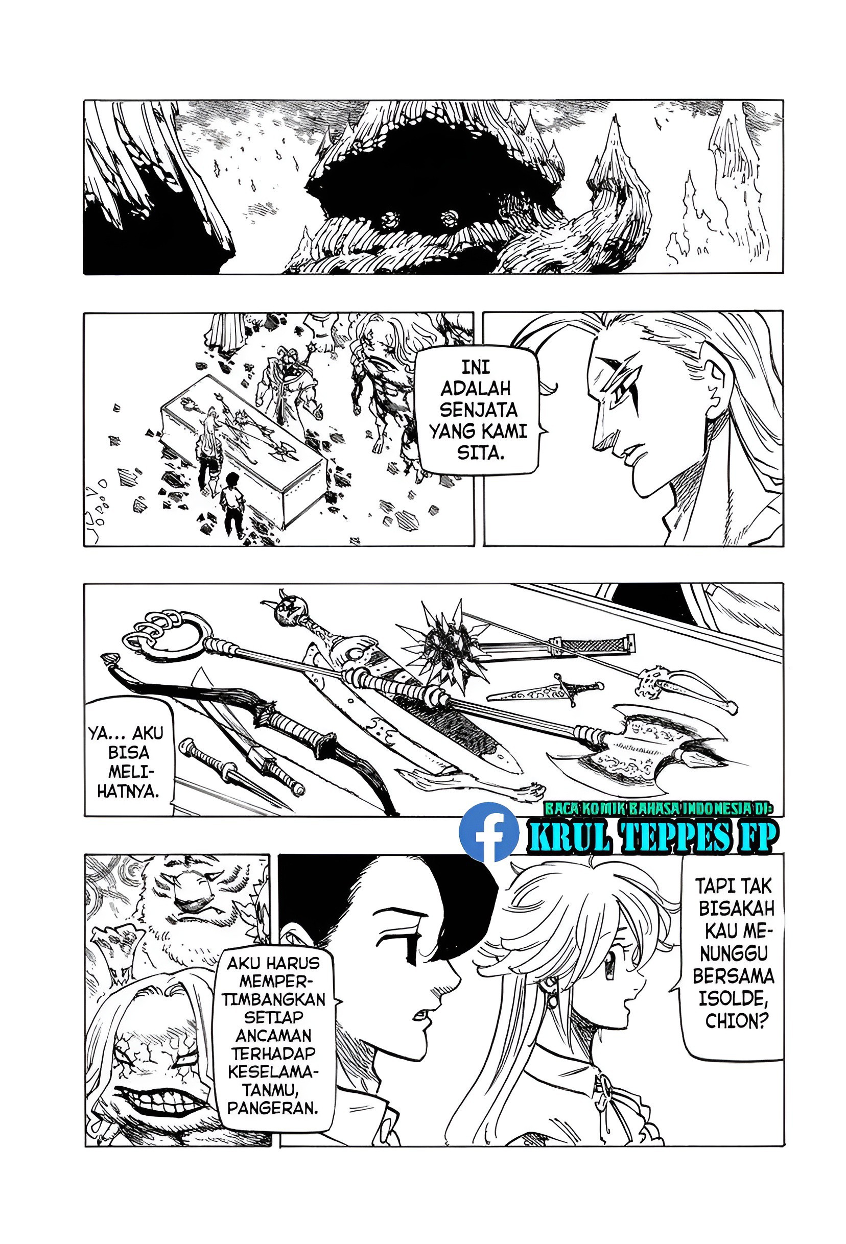 Halaman 18 dari Mokushiroku no Yonkishi Chapter 110