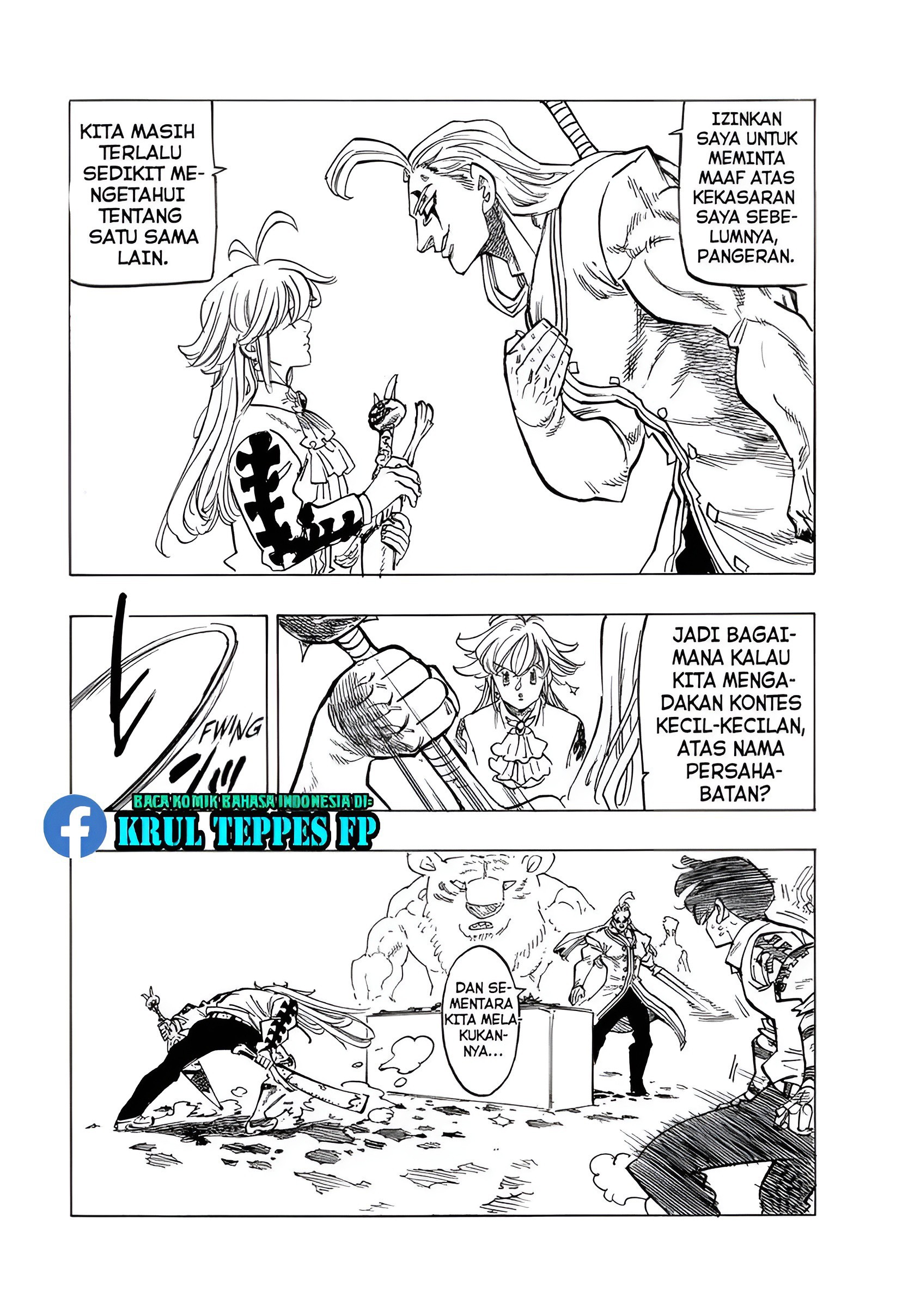 Halaman 19 dari Mokushiroku no Yonkishi Chapter 110