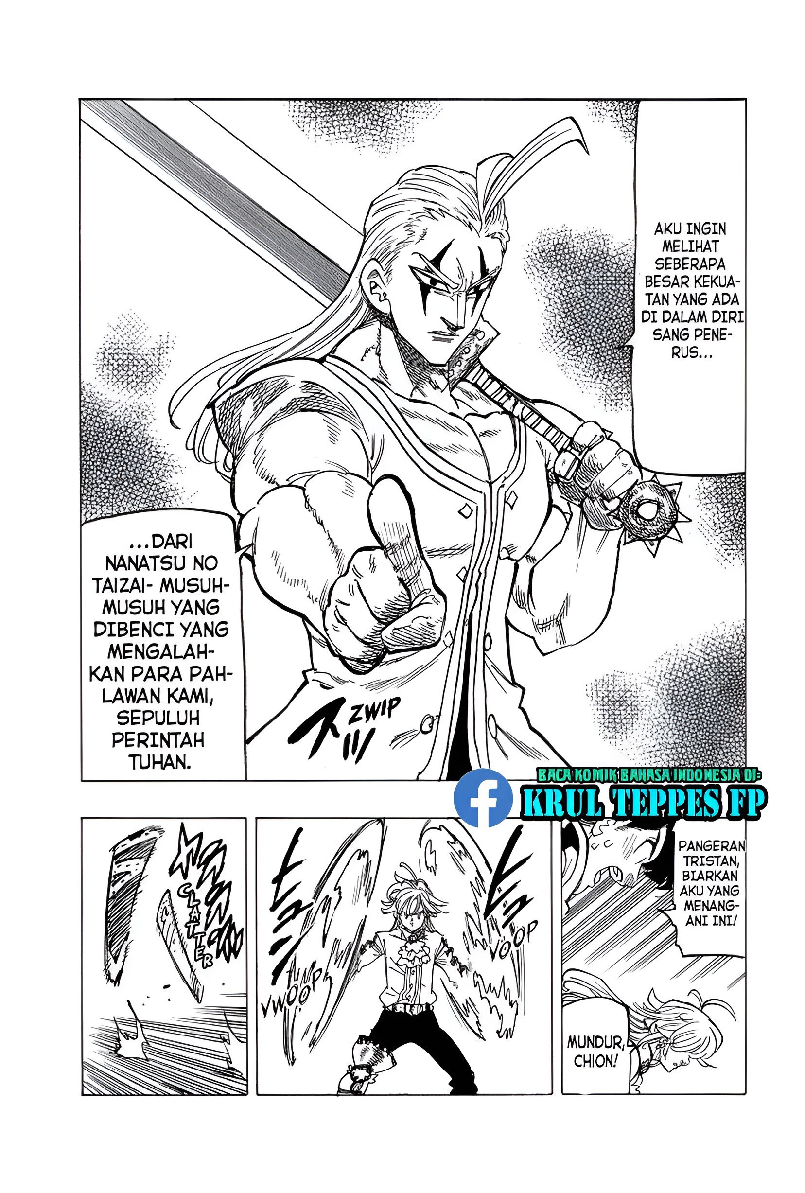 Halaman 20 dari Mokushiroku no Yonkishi Chapter 110